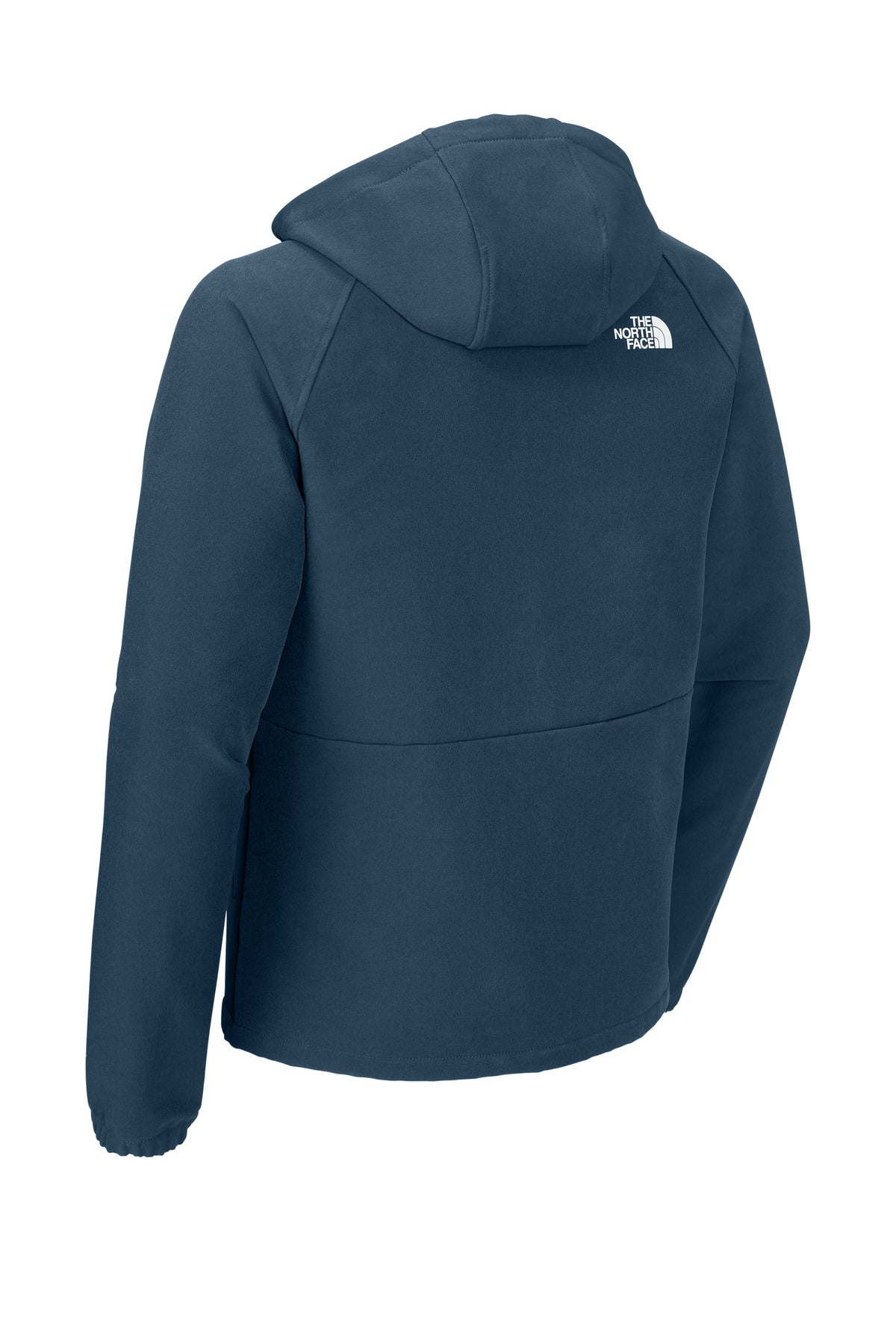 The North Face Barr Lake Hooded Soft Shell Jacket NF0A8BUF - Shady Blue Dark Heather - back