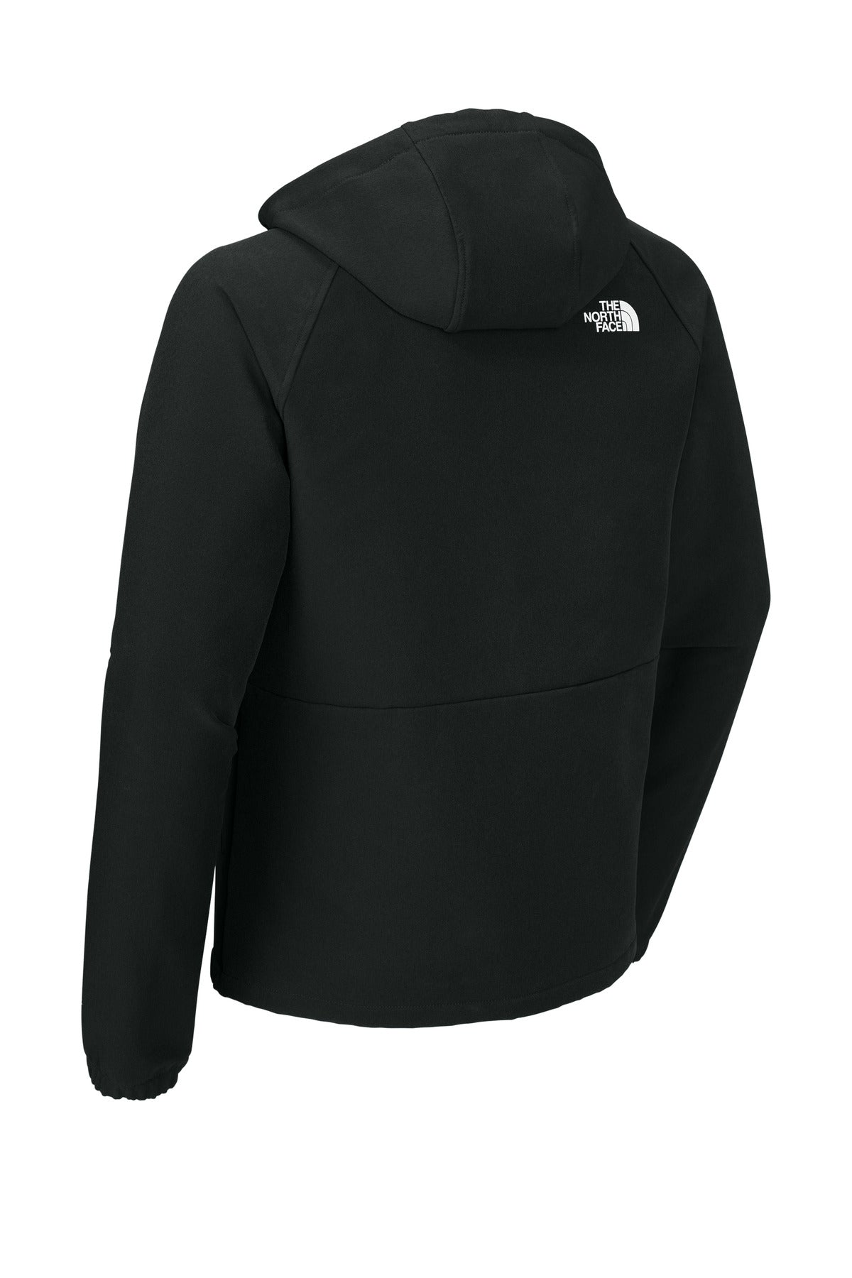 The North Face Barr Lake Hooded Soft Shell Jacket NF0A8BUF - TNF Black Heather - back