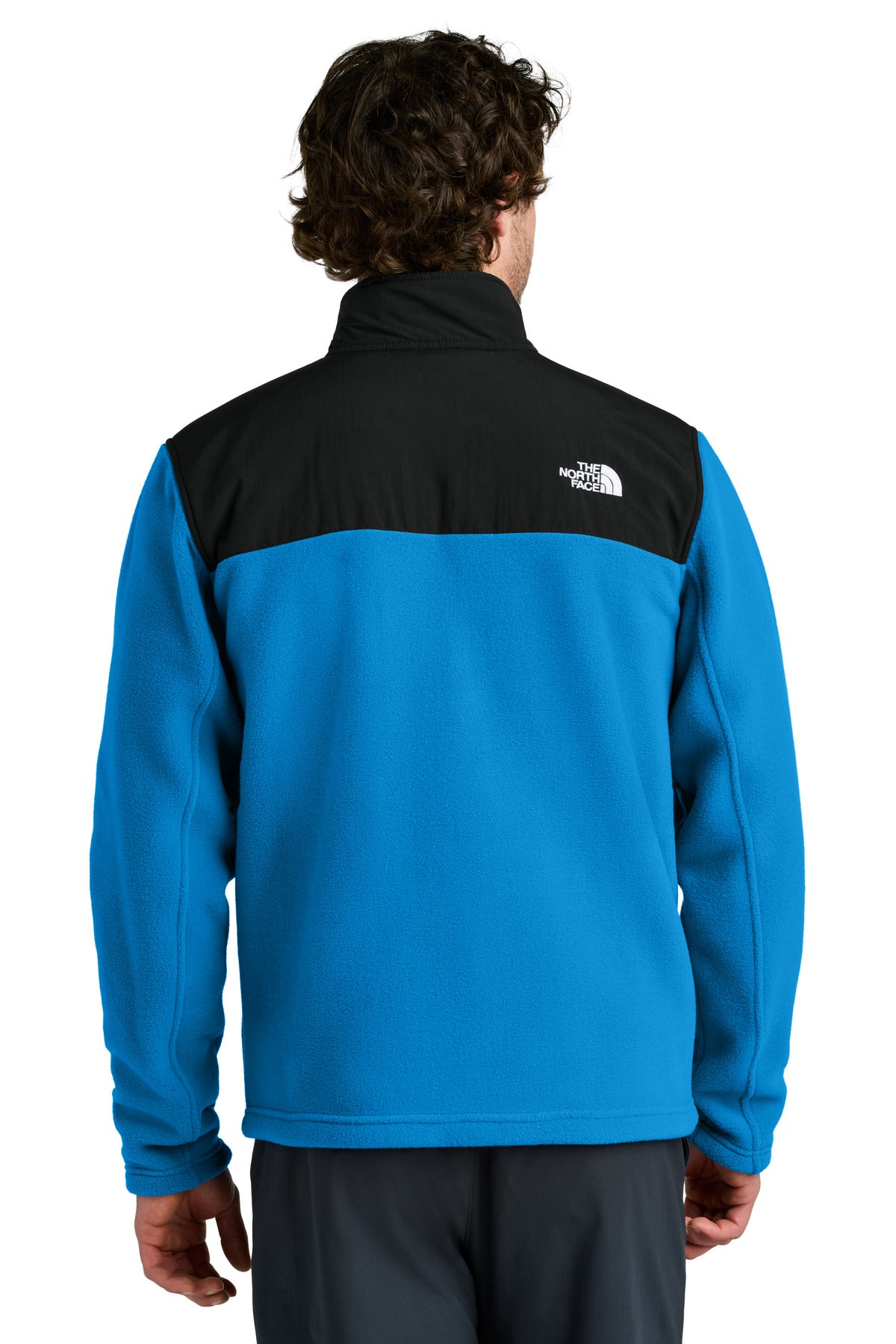 The North Face Highest Peak Full-Zip Fleece Jacket NF0A8BUQ - Hero Blue/ TNF Black - back