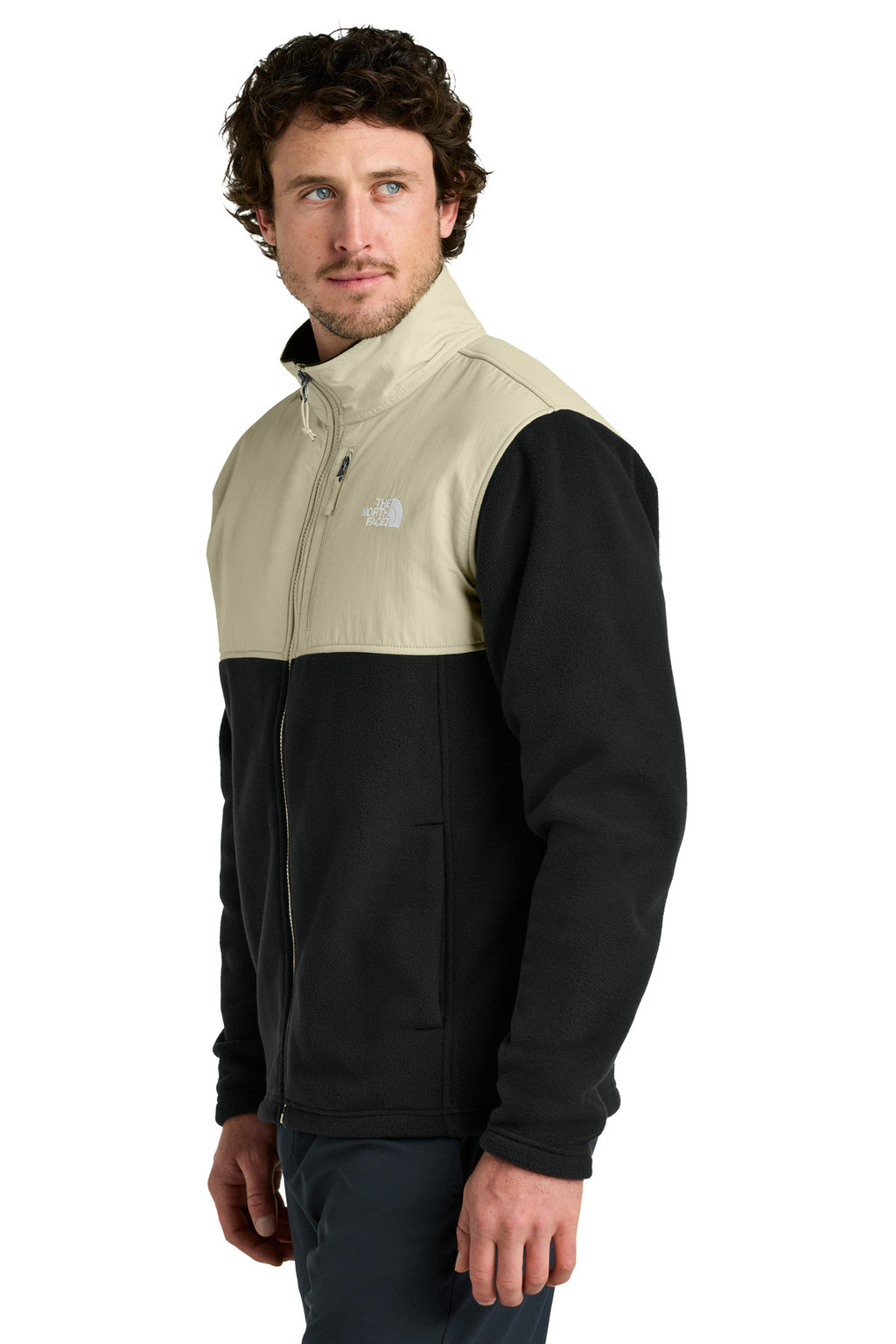 The North Face Highest Peak Full-Zip Fleece Jacket NF0A8BUQ - TNF Black/ Gravel - side
