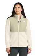 The North Face Women's Highest Peak Full-Zip Fleece Jacket NF0A8BUR - Gardenia White/ Gravel - front