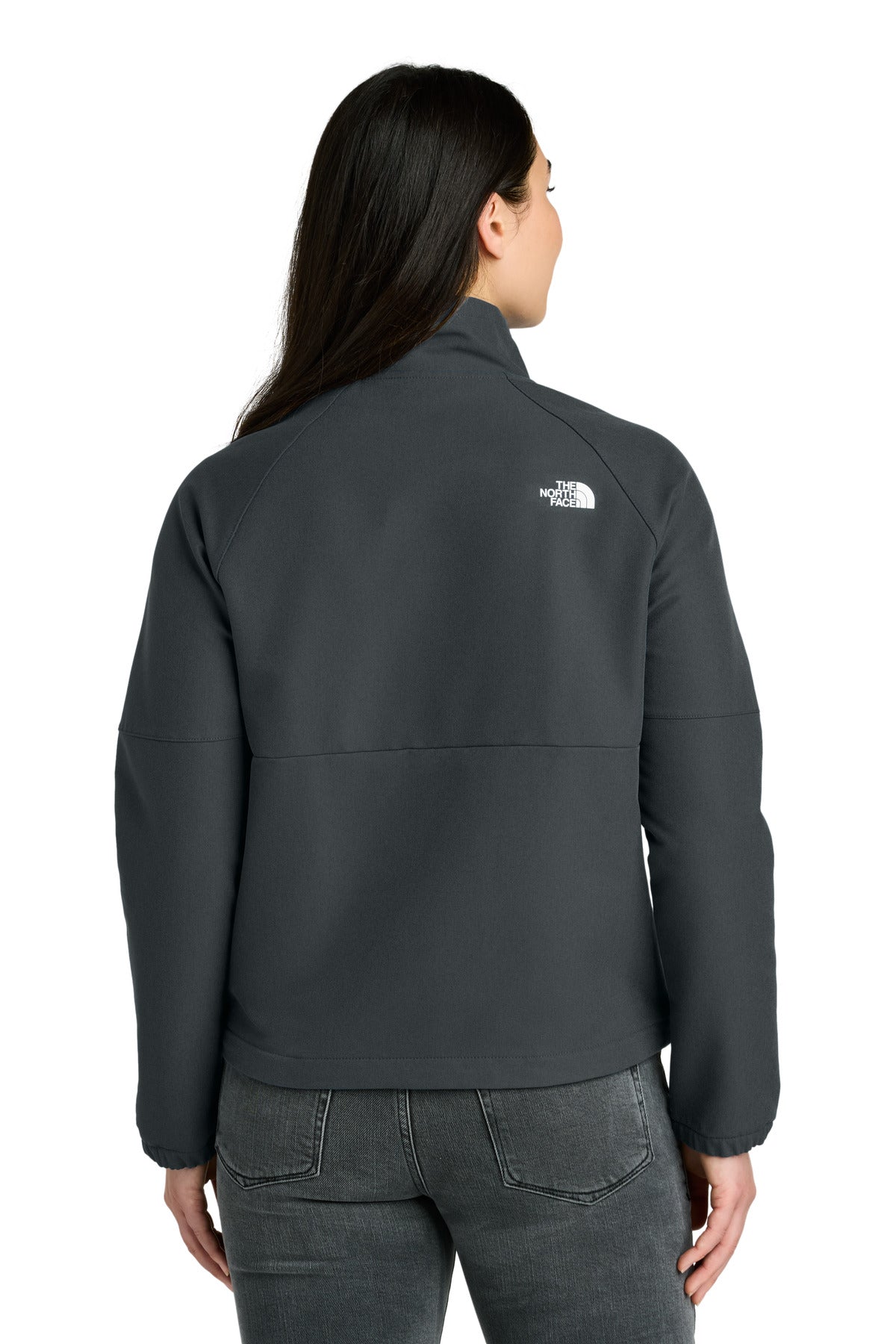 The North Face Women's Barr Lake Soft Shell Jacket NF0A8C5C - Asphalt Grey Dark Heather - back