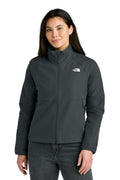 The North Face Women's Barr Lake Soft Shell Jacket NF0A8C5C - Asphalt Grey Dark Heather - front