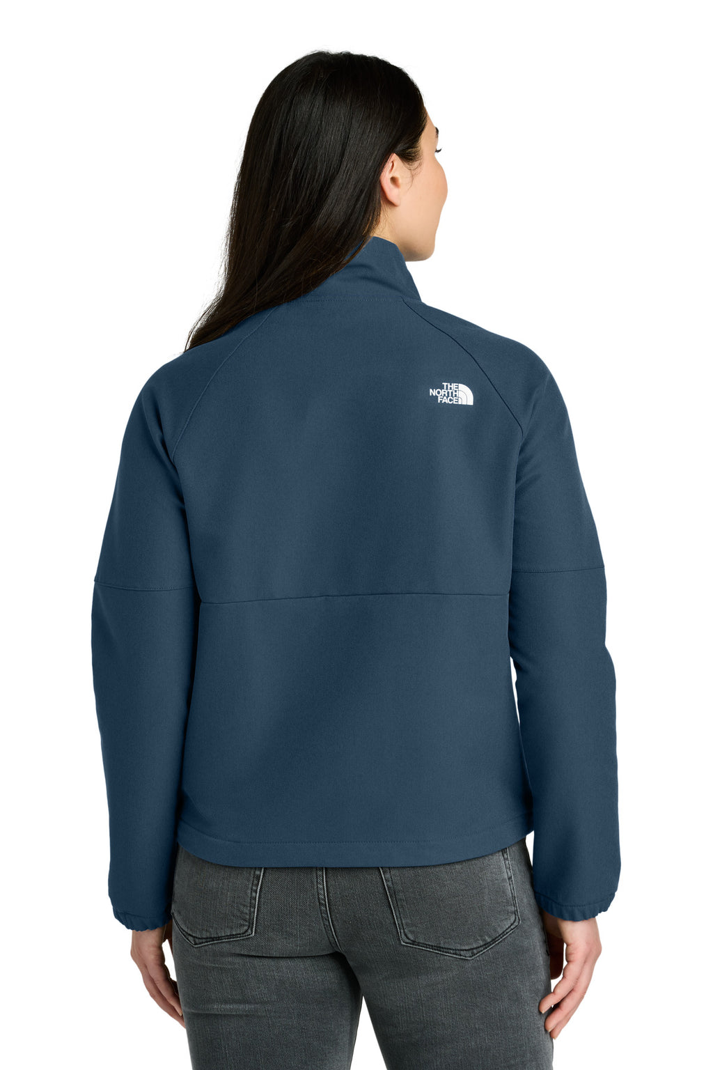 The North Face Women's Barr Lake Soft Shell Jacket NF0A8C5C - Shady Blue Dark Heather - back
