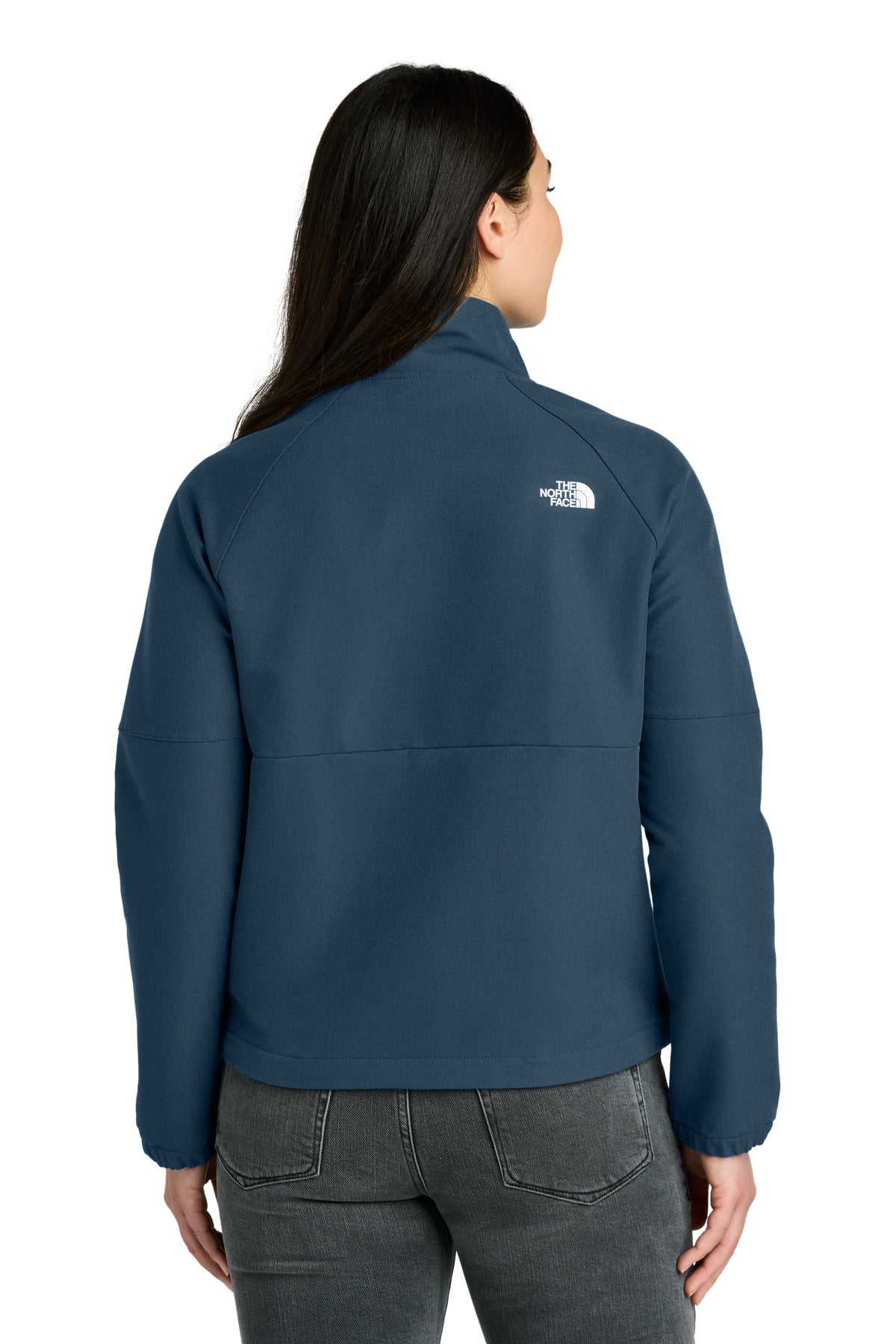 The North Face Women's Barr Lake Soft Shell Jacket NF0A8C5C - Shady Blue Dark Heather - back