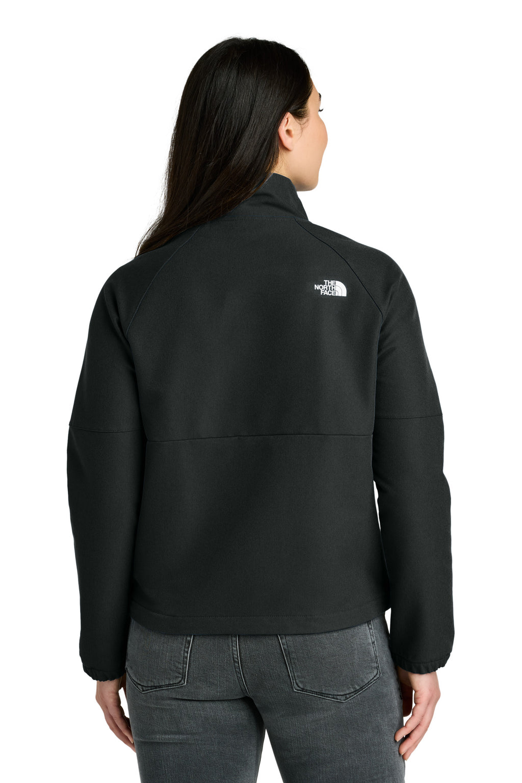 The North Face Women's Barr Lake Soft Shell Jacket NF0A8C5C - TNF Black Heather - back