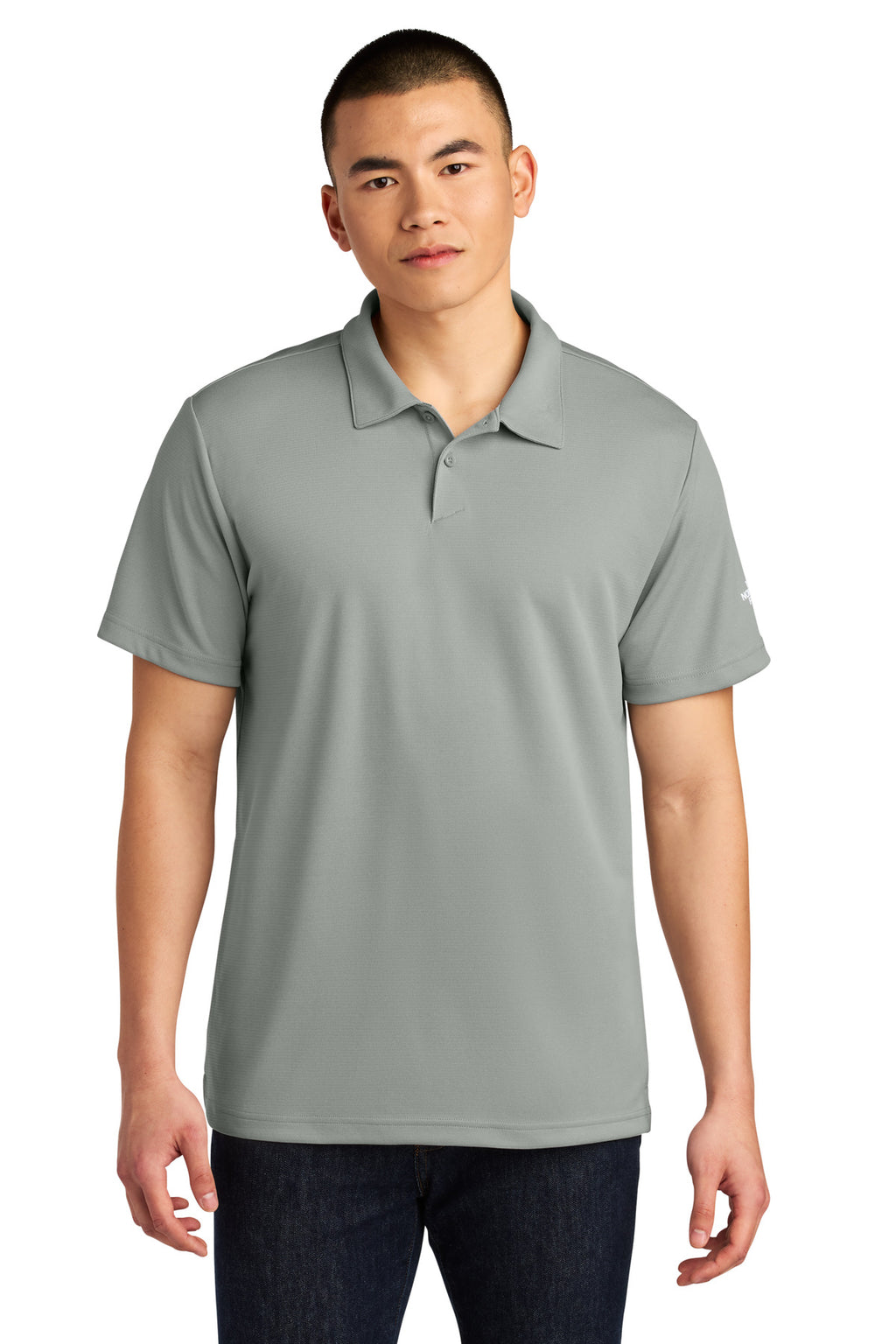 The North Face Ambition Polo NF0A8ENM - Meld Grey Heather - front