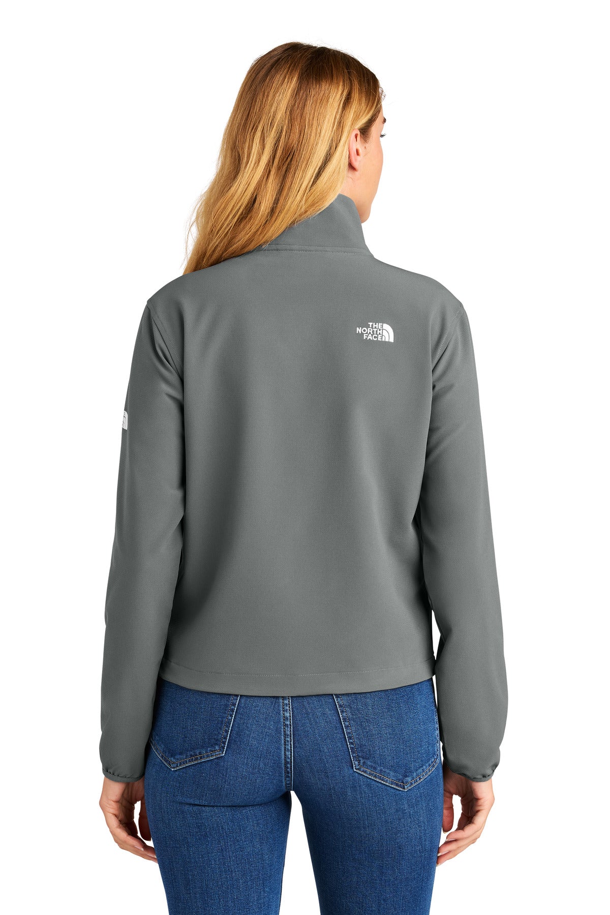 The North Face Women's Edge Stretch Soft Shell Jacket NF0A8ENP - Smoked Pearl Grey - back