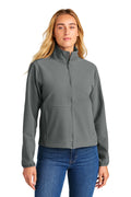 The North Face Women's Edge Stretch Soft Shell Jacket NF0A8ENP - Smoked Pearl Grey - front