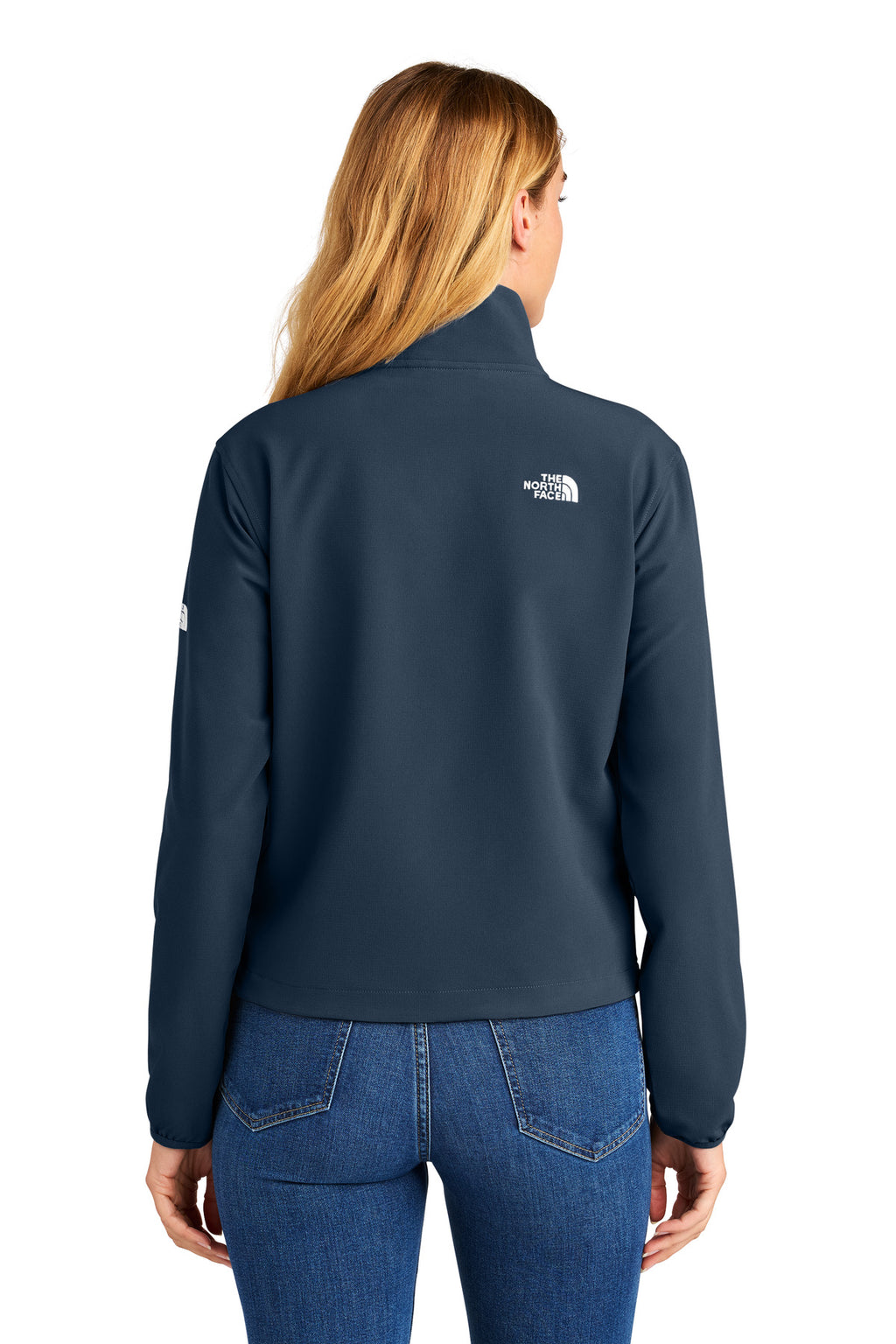 The North Face Women's Edge Stretch Soft Shell Jacket NF0A8ENP - Summit Navy - back