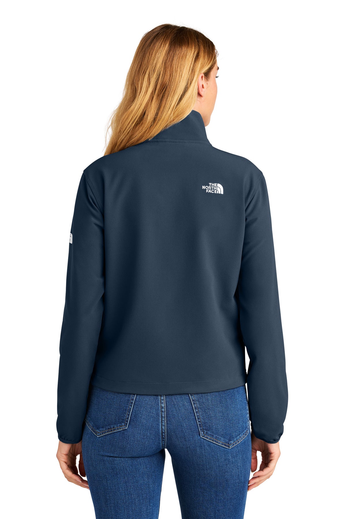 The North Face Women's Edge Stretch Soft Shell Jacket NF0A8ENP - Summit Navy - back