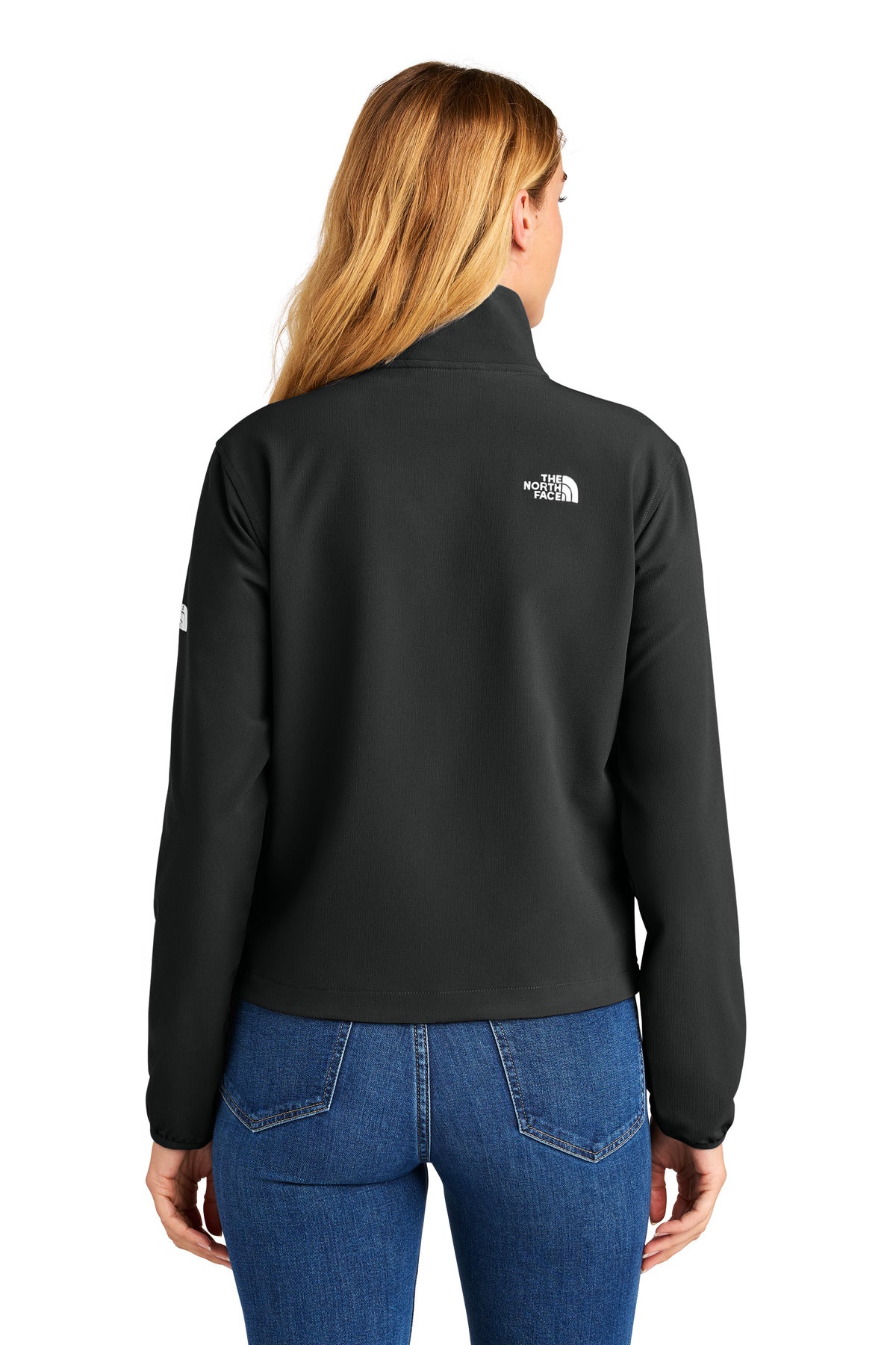 The North Face Women's Edge Stretch Soft Shell Jacket NF0A8ENP - TNF Black - back