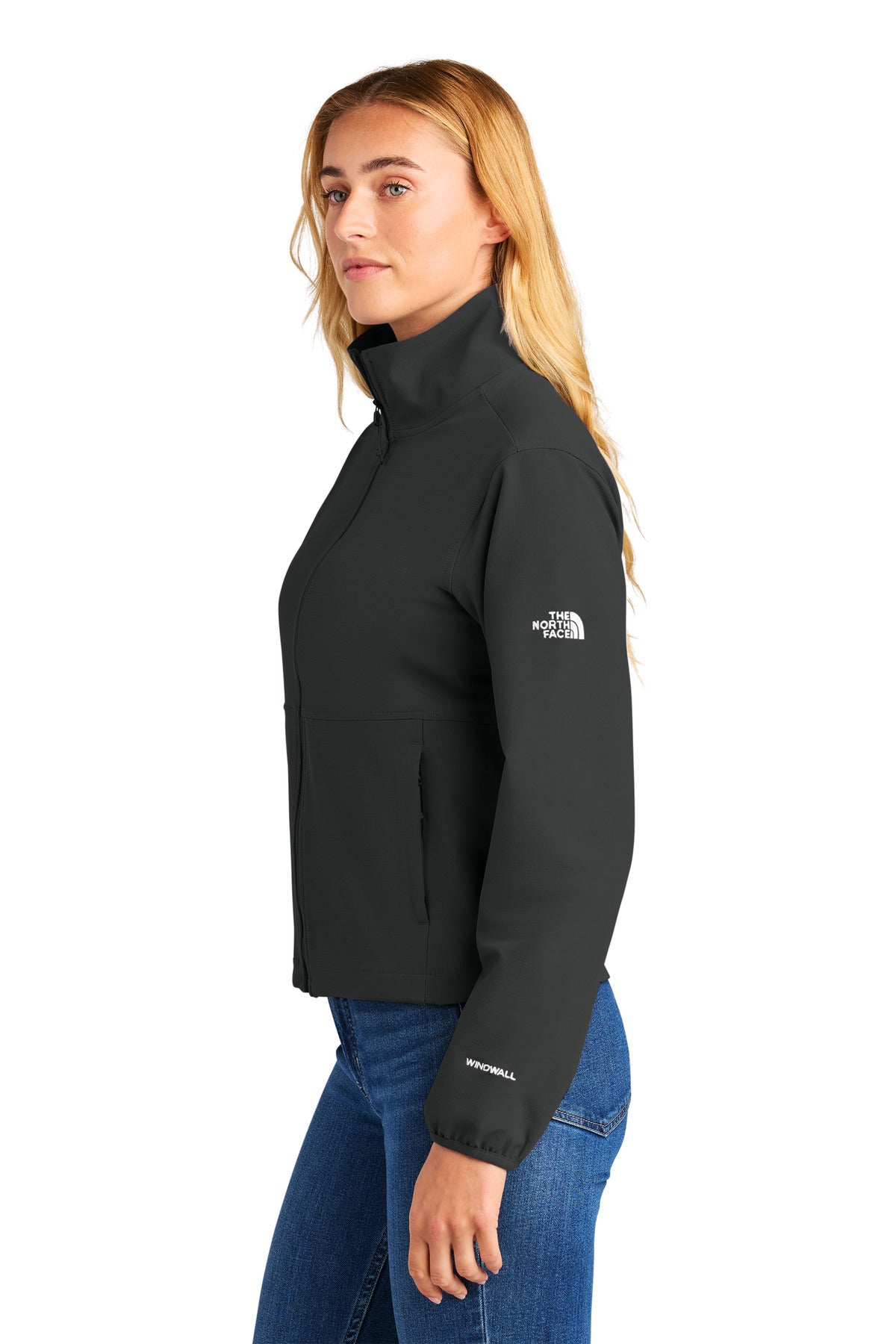 The North Face Women's Edge Stretch Soft Shell Jacket NF0A8ENP - TNF Black - side