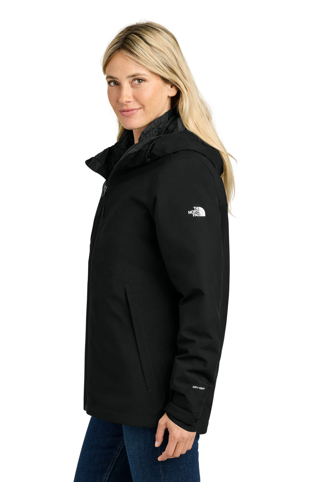 The North Face Women's Castle Valley Triclimate 3-in-1 Jacket NF0A8FQG - TNF Black - side