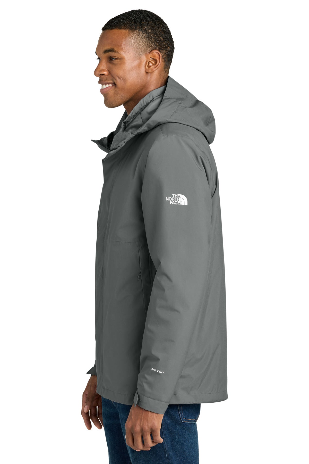 The North Face Castle Valley Triclimate 3-in-1 Jacket NF0A8FQH - Smoked Pearl Grey - side