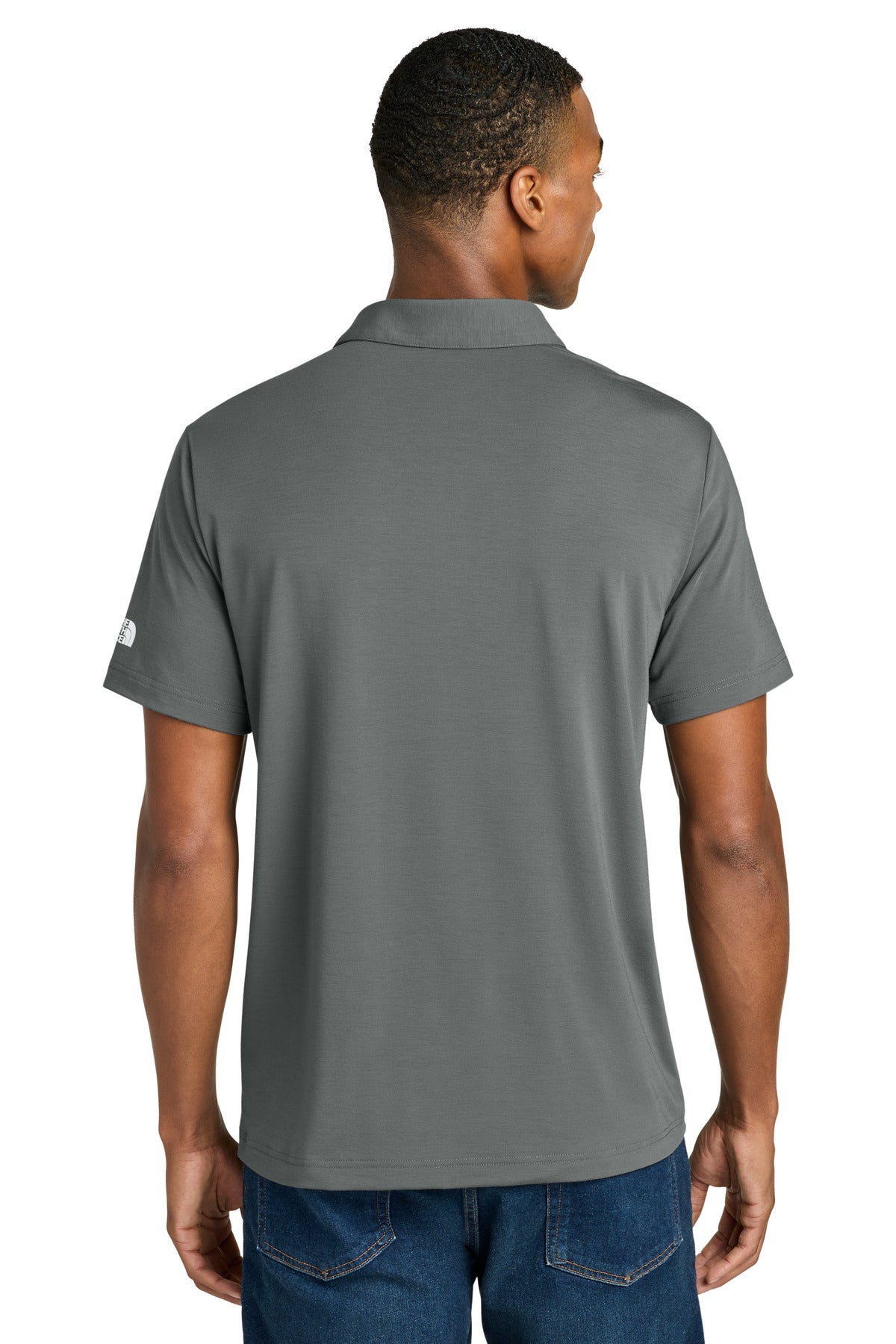 The North Face Canyon Crest Polo NF0A8GE0 - Smoked Pearl Grey - back