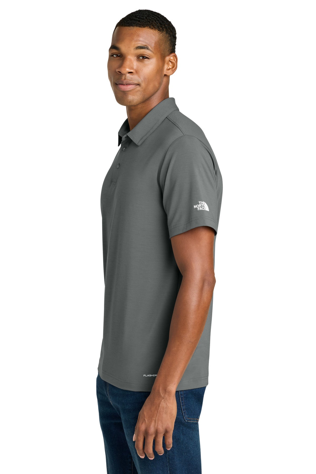 The North Face Canyon Crest Polo NF0A8GE0 - Smoked Pearl Grey - side