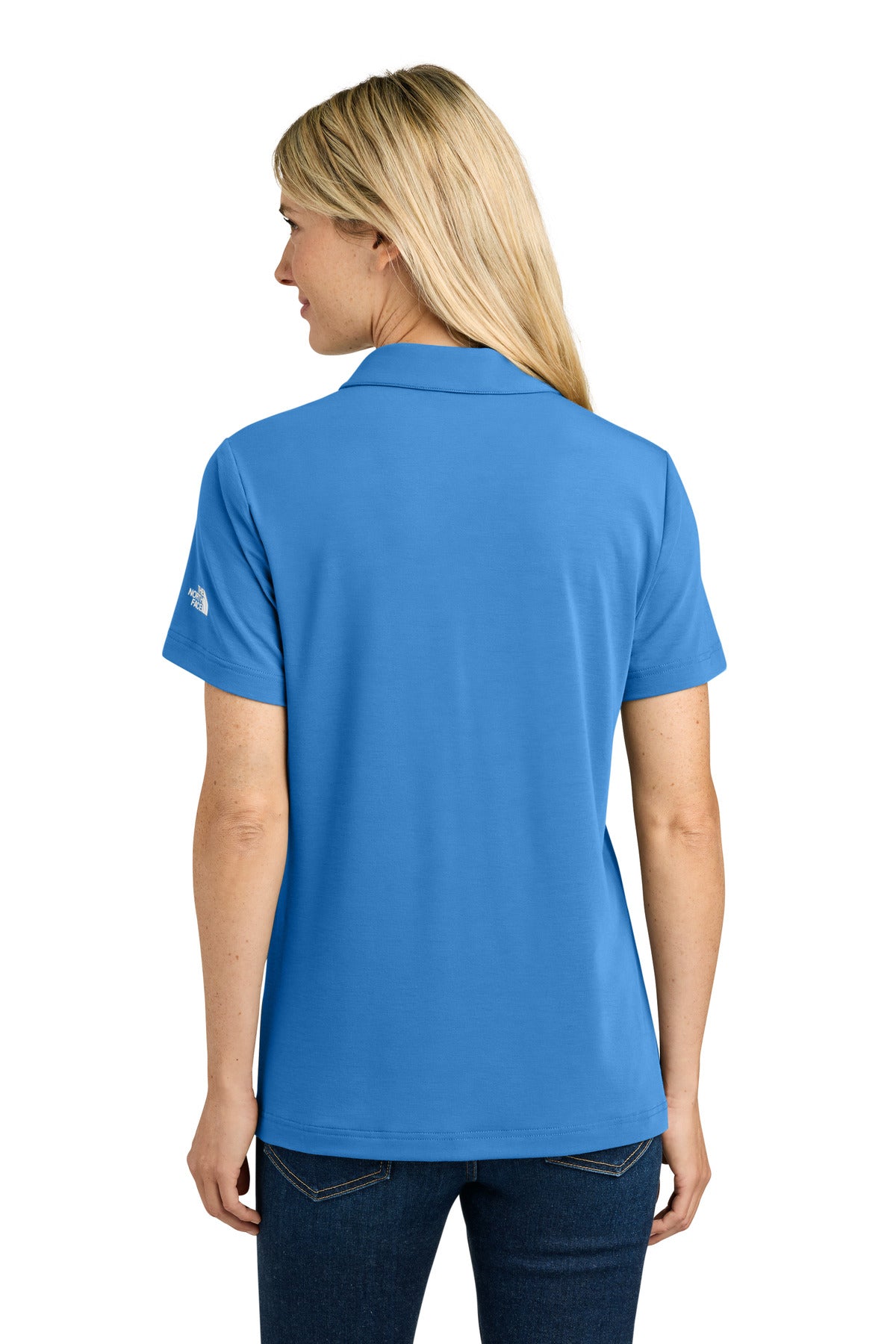 The North Face Women's Canyon Crest Polo NF0A8GE1 - Marina Blue - back