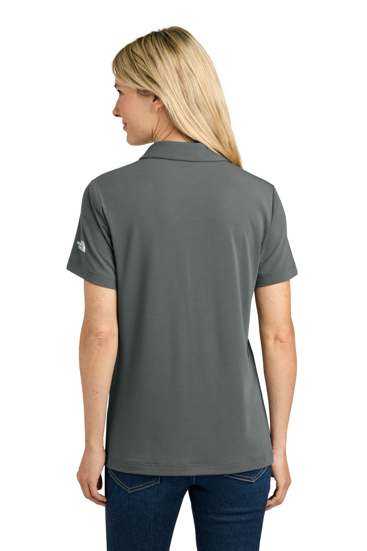 The North Face Women's Canyon Crest Polo NF0A8GE1 - Smoked Pearl Grey - back