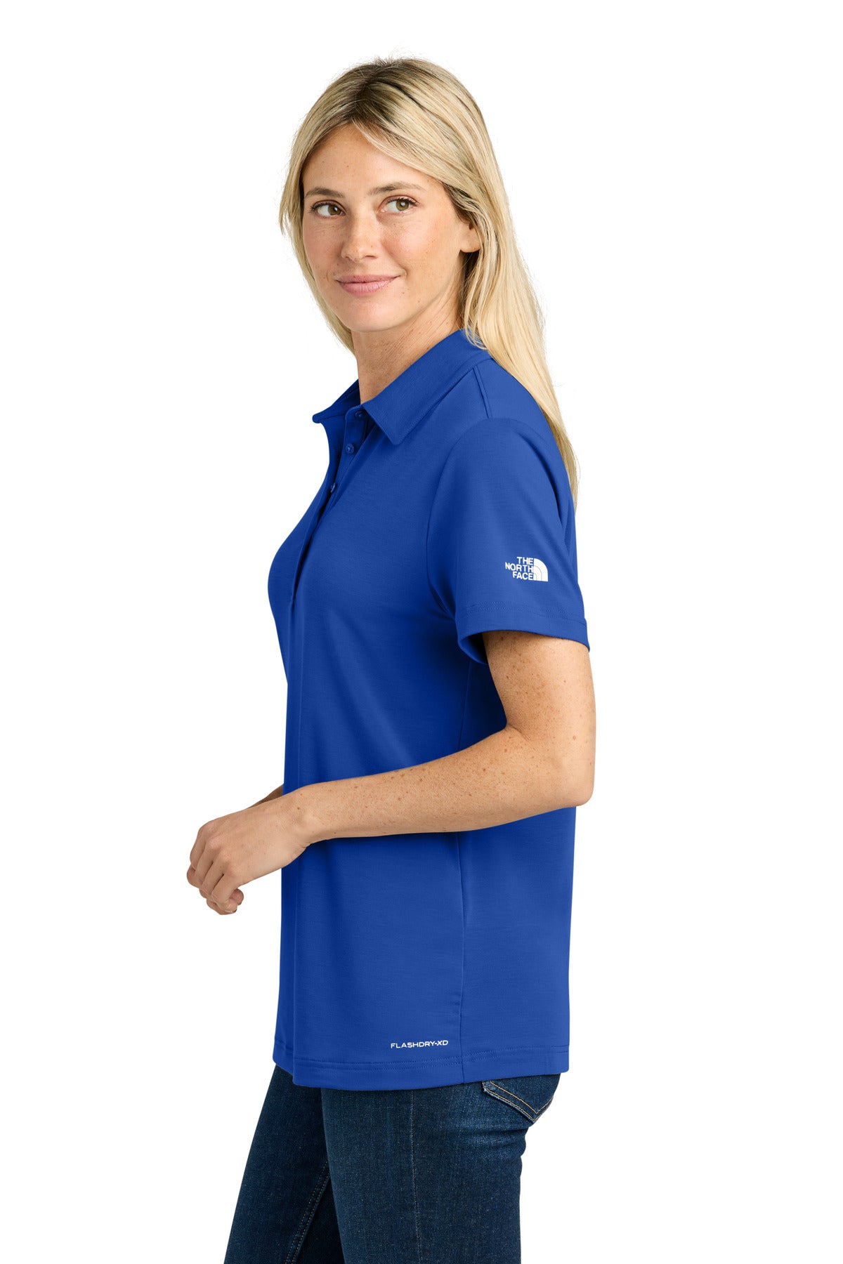 The North Face Women's Canyon Crest Polo NF0A8GE1 - TNF Blue - side