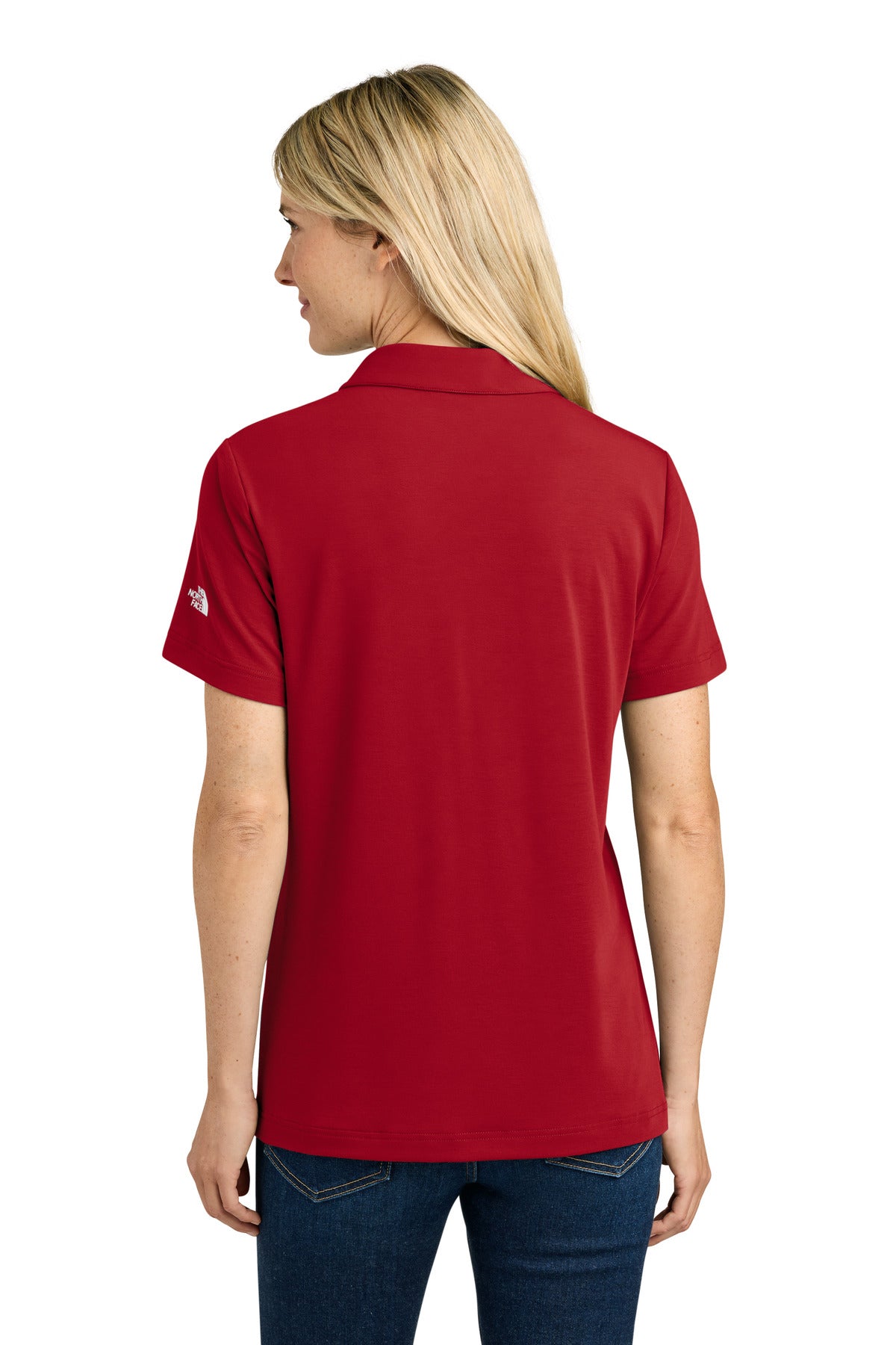 The North Face Women's Canyon Crest Polo NF0A8GE1 - TNF Red - back