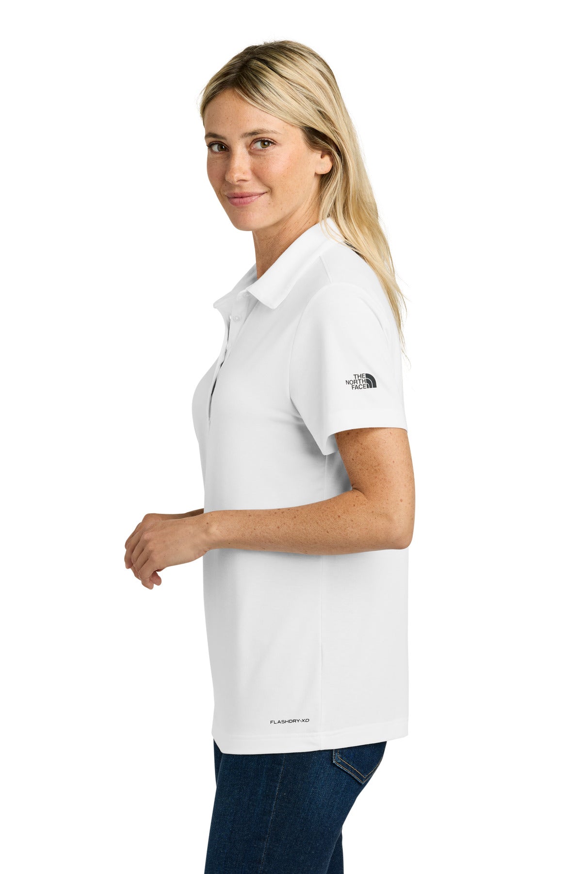 The North Face Women's Canyon Crest Polo NF0A8GE1 - TNF White - side