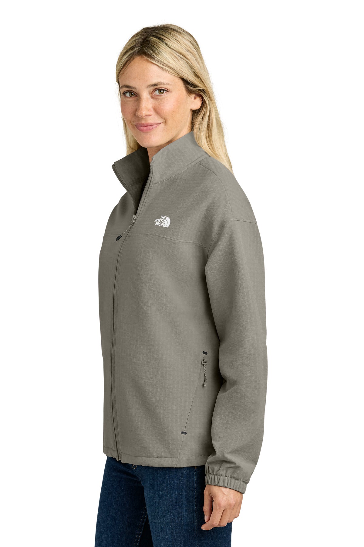 The North Face Women's Mountain Horizon Jacket NF0A8GE3 - Stone Slab Grey - side