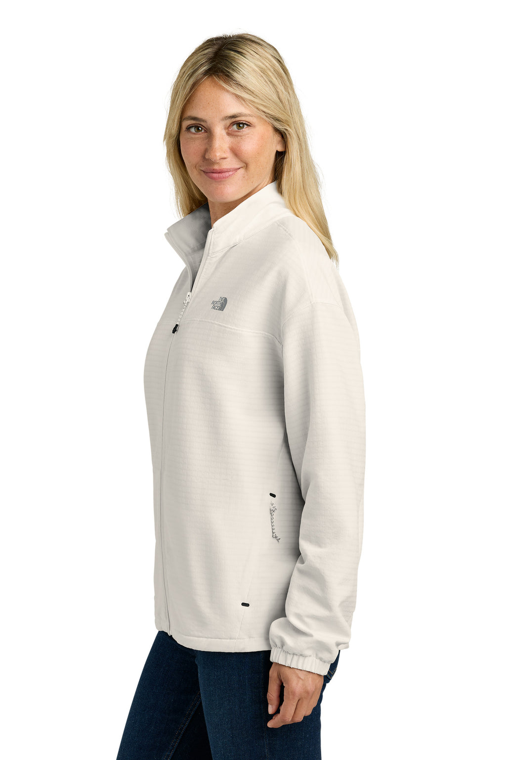 The North Face Women's Mountain Horizon Jacket NF0A8GE3 - White Dune - side