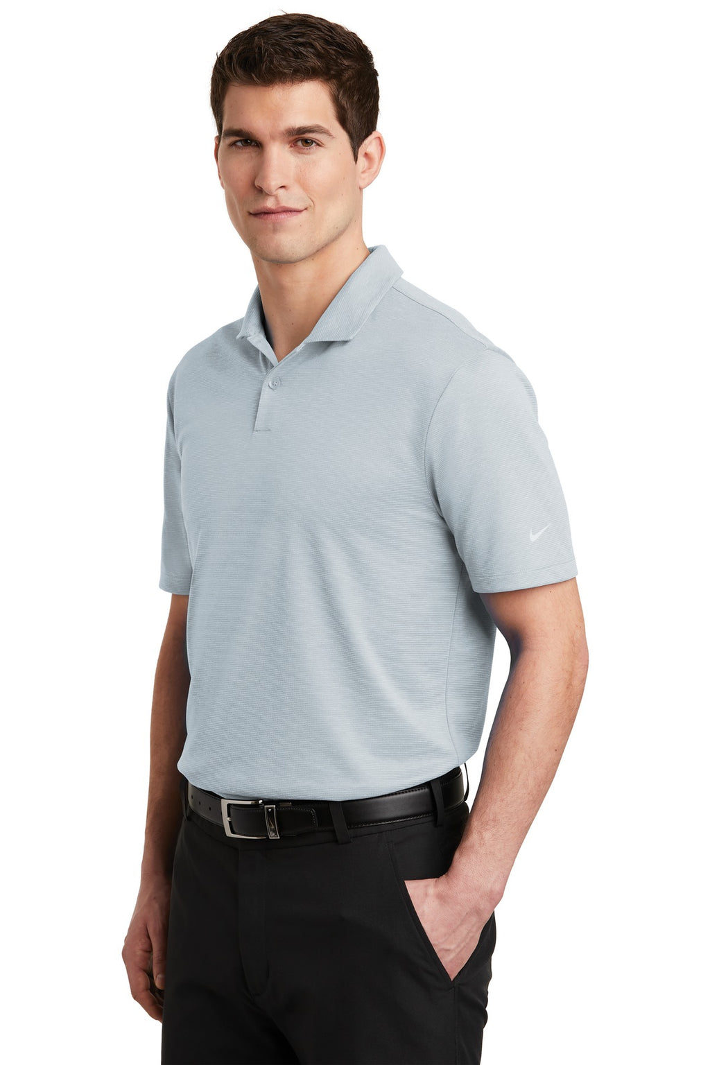 DISCONTINUED Nike Dri-FIT Prime Polo. NKAA1854 - Wolf Grey - three_q