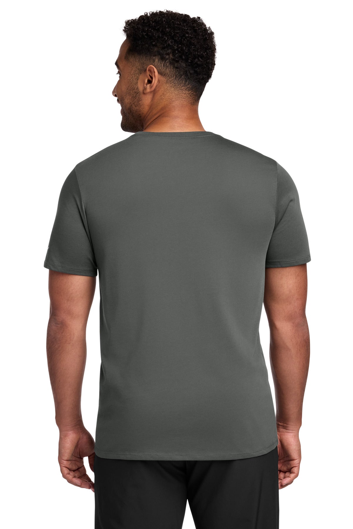 Nike Dri-FIT Cotton/Poly Tee. NKBQ5231 - Anthracite - back