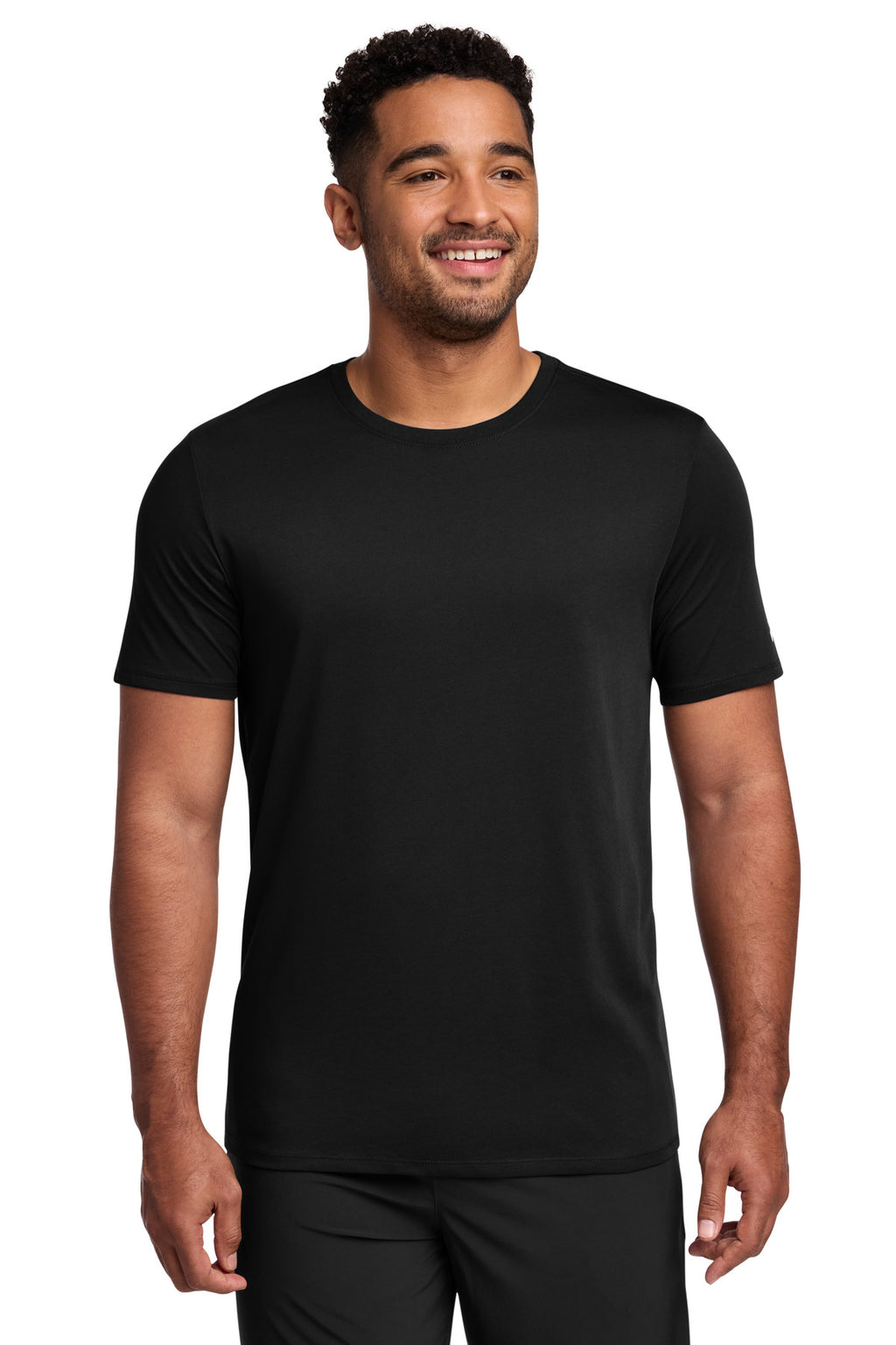 Nike Dri-FIT Cotton/Poly Tee. NKBQ5231 - Black - front