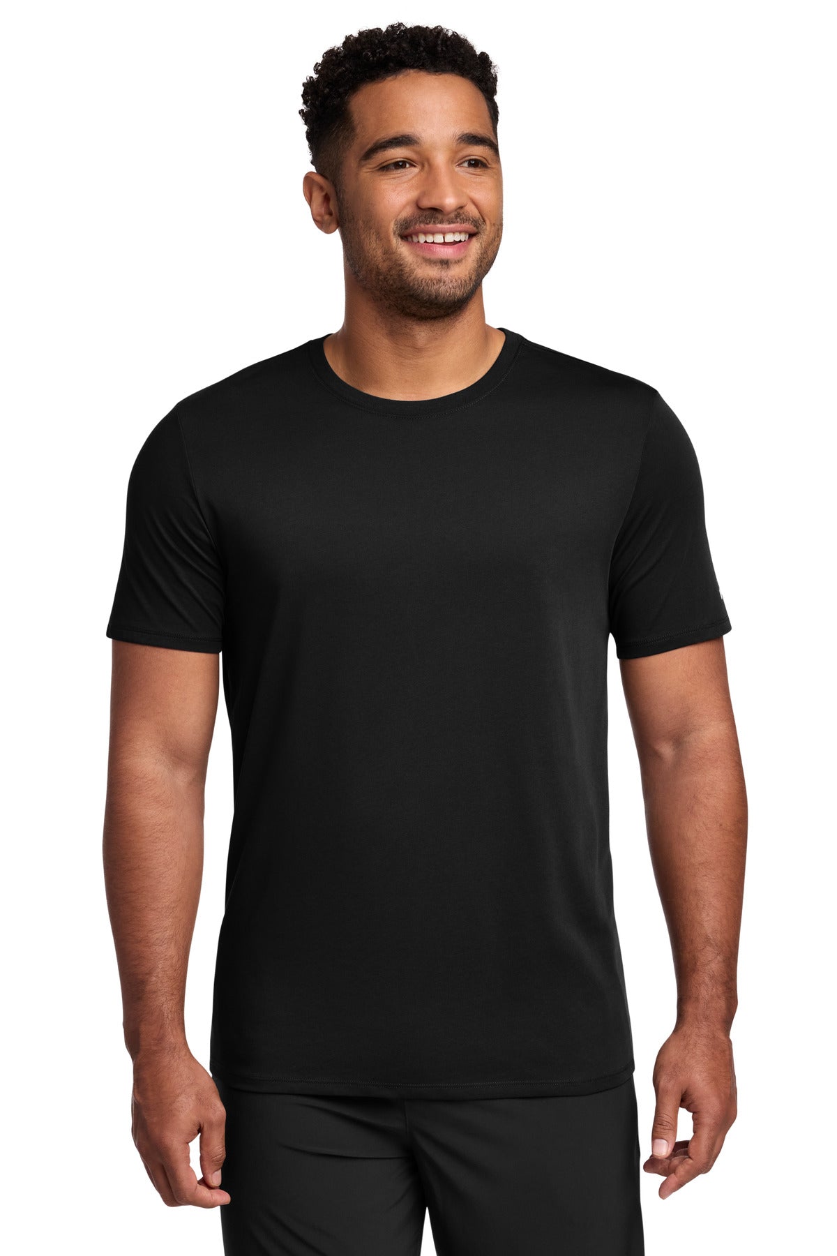 Nike Dri-FIT Cotton/Poly Tee. NKBQ5231 - Black - front