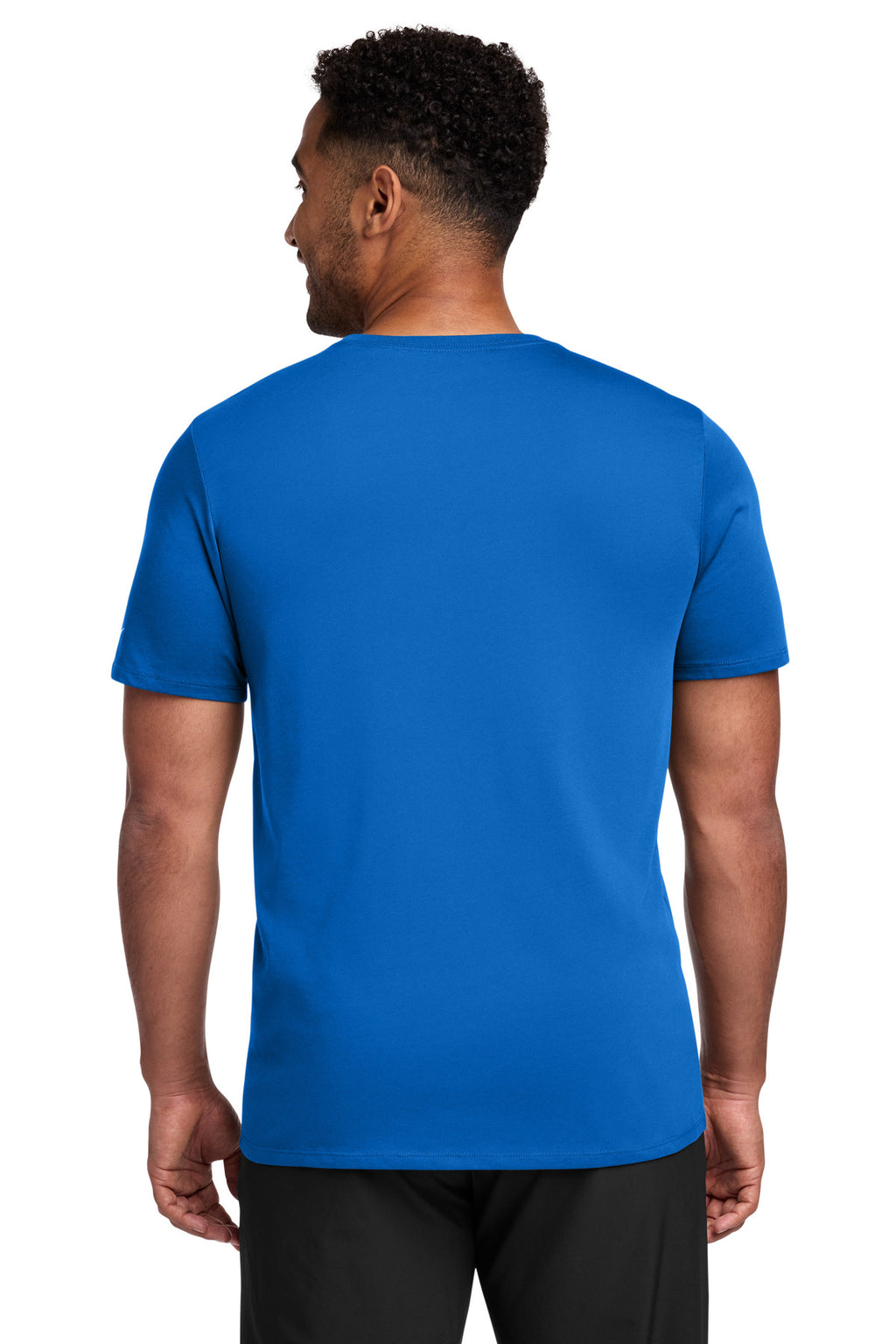 Nike Dri-FIT Cotton/Poly Tee. NKBQ5231 - Game Royal - back