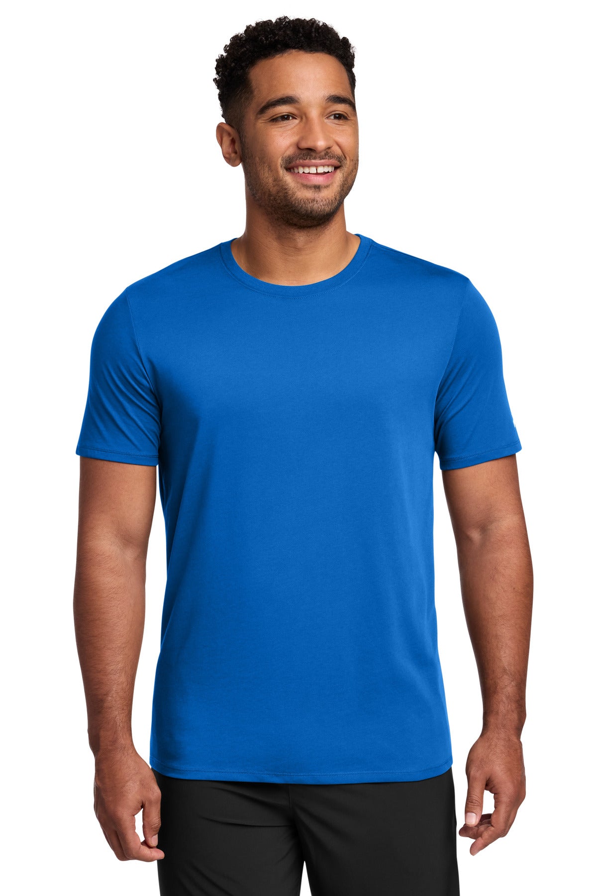 Nike Dri-FIT Cotton/Poly Tee. NKBQ5231 - Game Royal - front