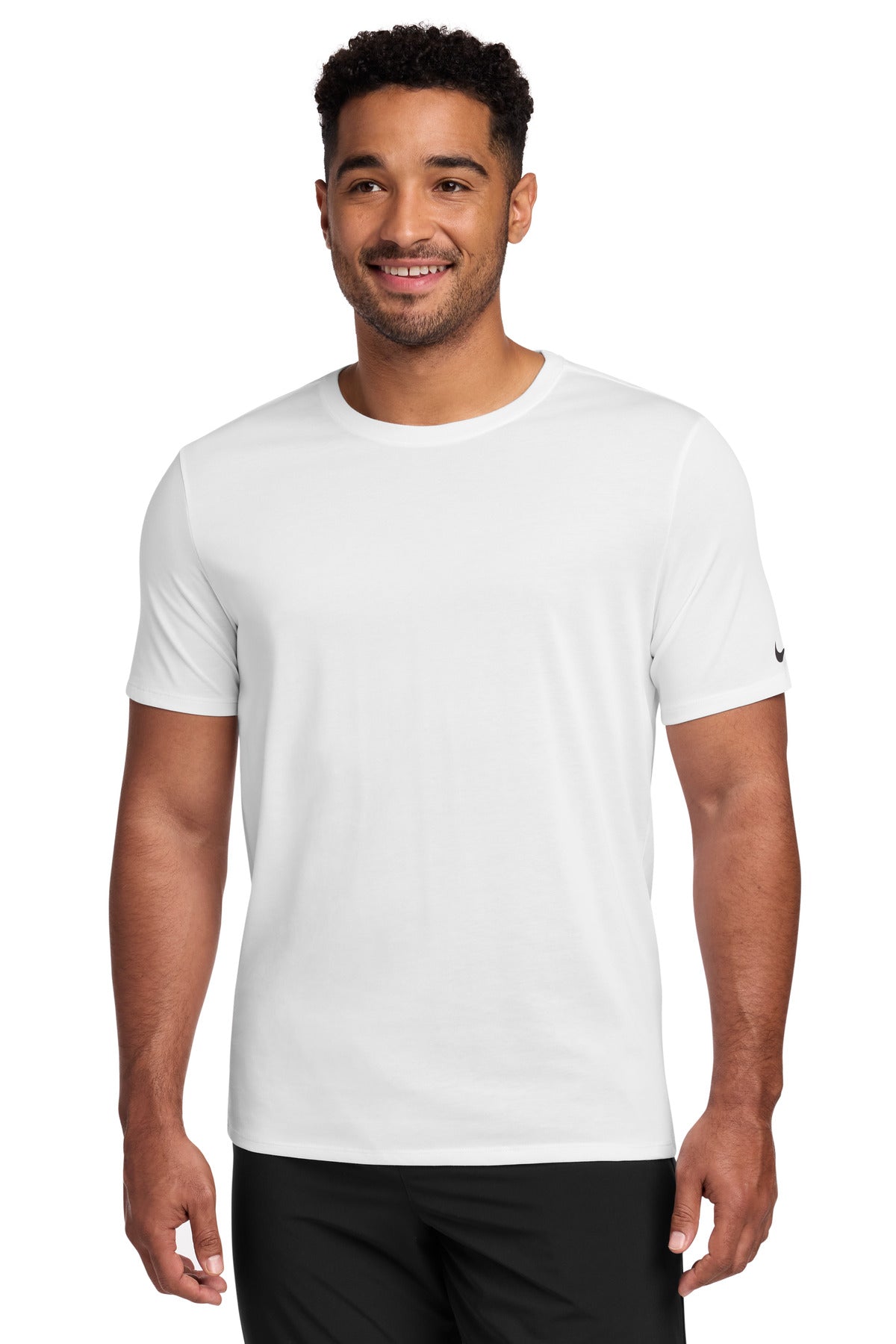 Nike Dri-FIT Cotton/Poly Tee. NKBQ5231 - White - front