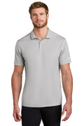 DISCONTINUED Nike Dry Victory Textured Polo NKBV6041 - Wolf Grey Heather - front