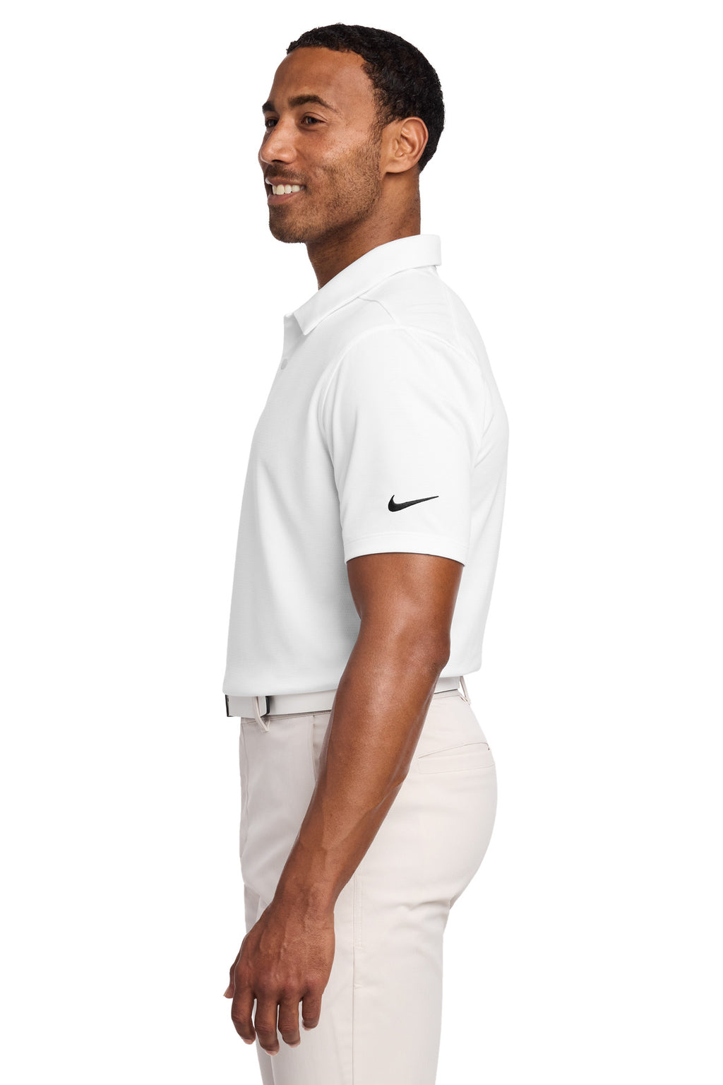 Nike Dry Essential Solid Polo NKBV6042 - White - side