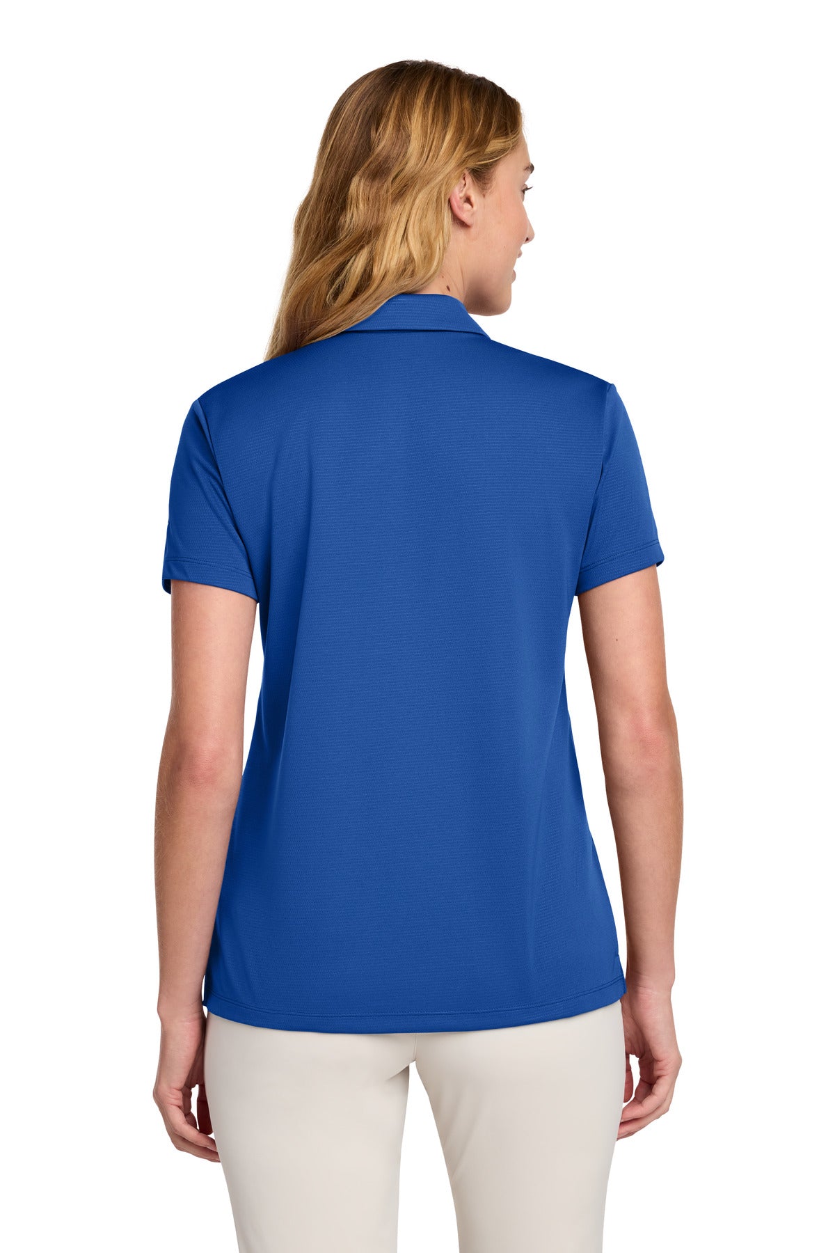 Nike Women's Dry Essential Solid Polo NKBV6043 - Game Royal - back