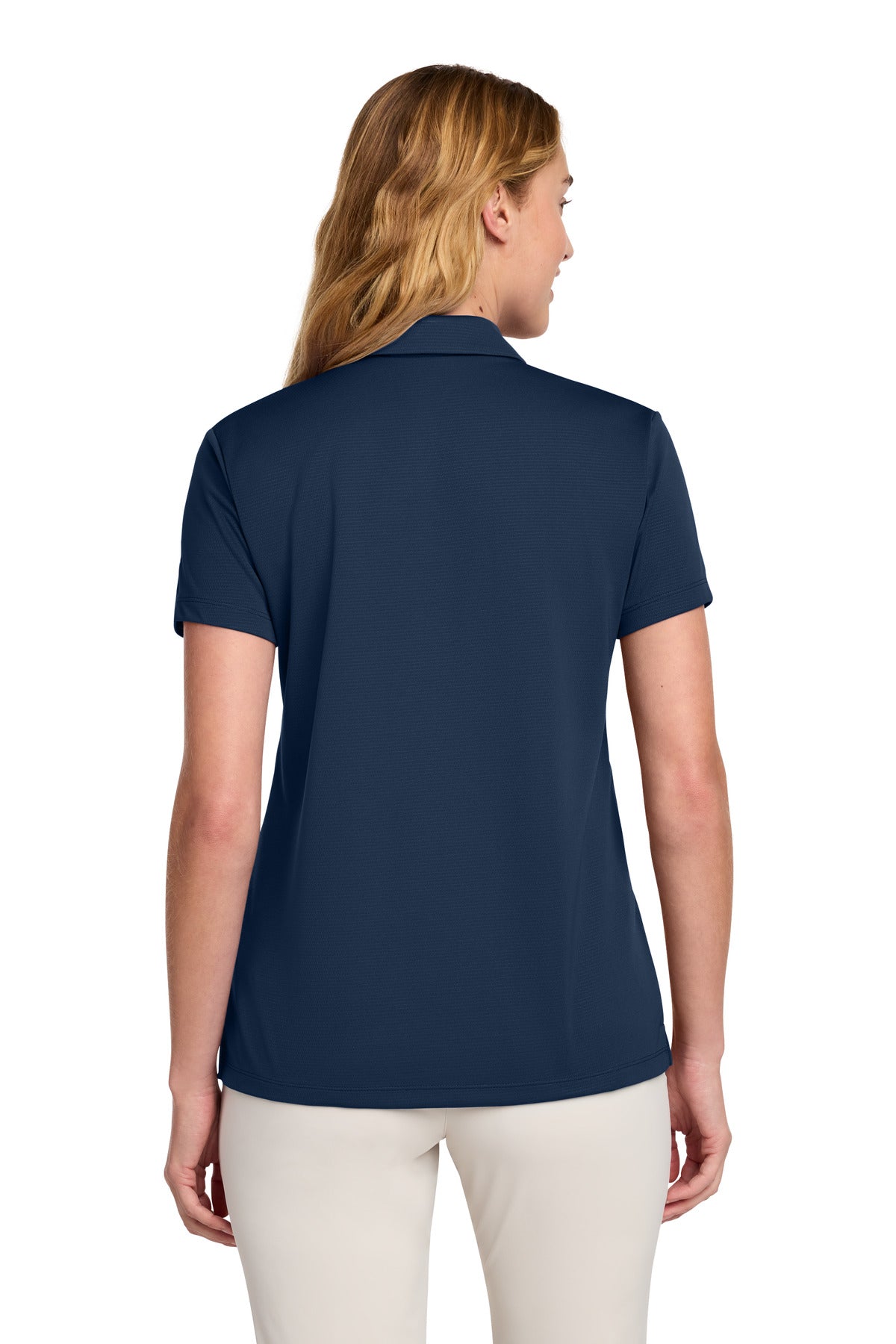 Nike Women's Dry Essential Solid Polo NKBV6043 - Midnight Navy - back
