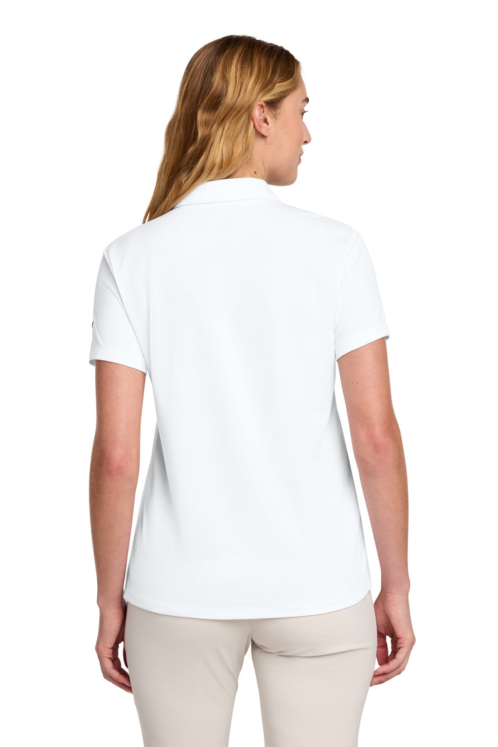 Nike Women's Dry Essential Solid Polo NKBV6043 - White - back