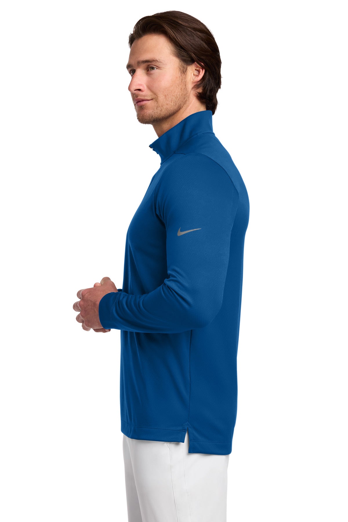 Nike Dry 1/2-Zip Cover-Up NKBV6044 - Gym Blue - side