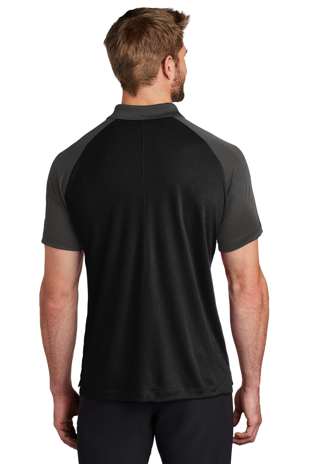 DISCONTINUED Nike Dry Raglan Polo NKBV6047 - Black/ Anthracite - back