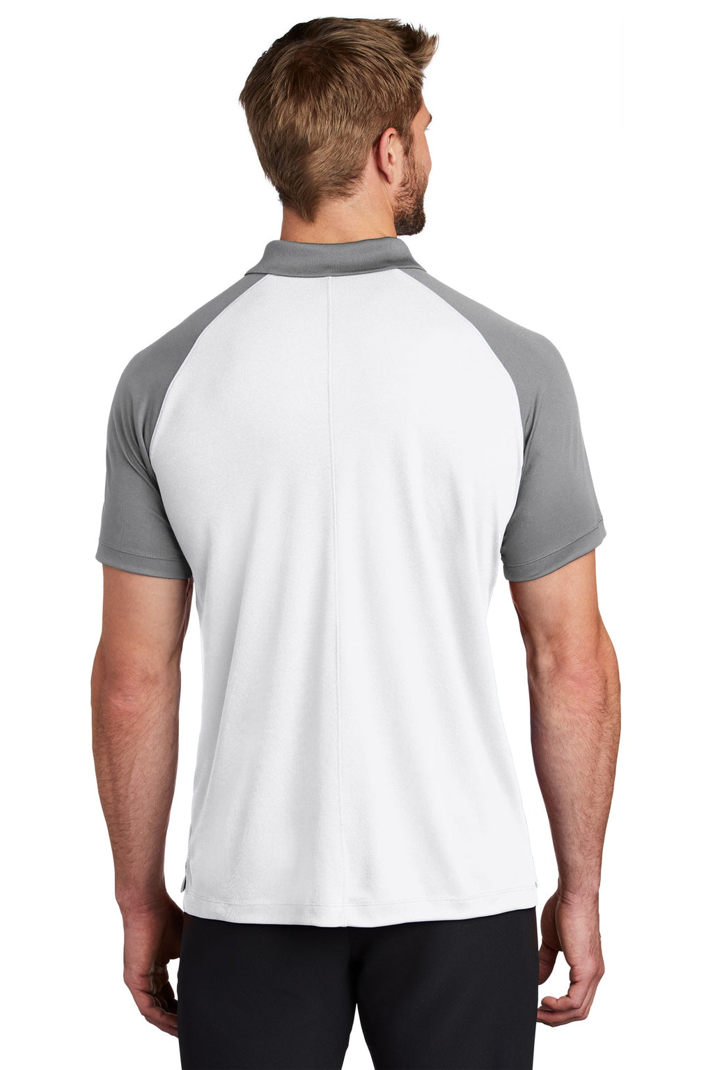 DISCONTINUED Nike Dry Raglan Polo NKBV6047 - White/ Cool Grey - back