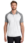 DISCONTINUED Nike Dry Raglan Polo NKBV6047 - White/ Cool Grey - front