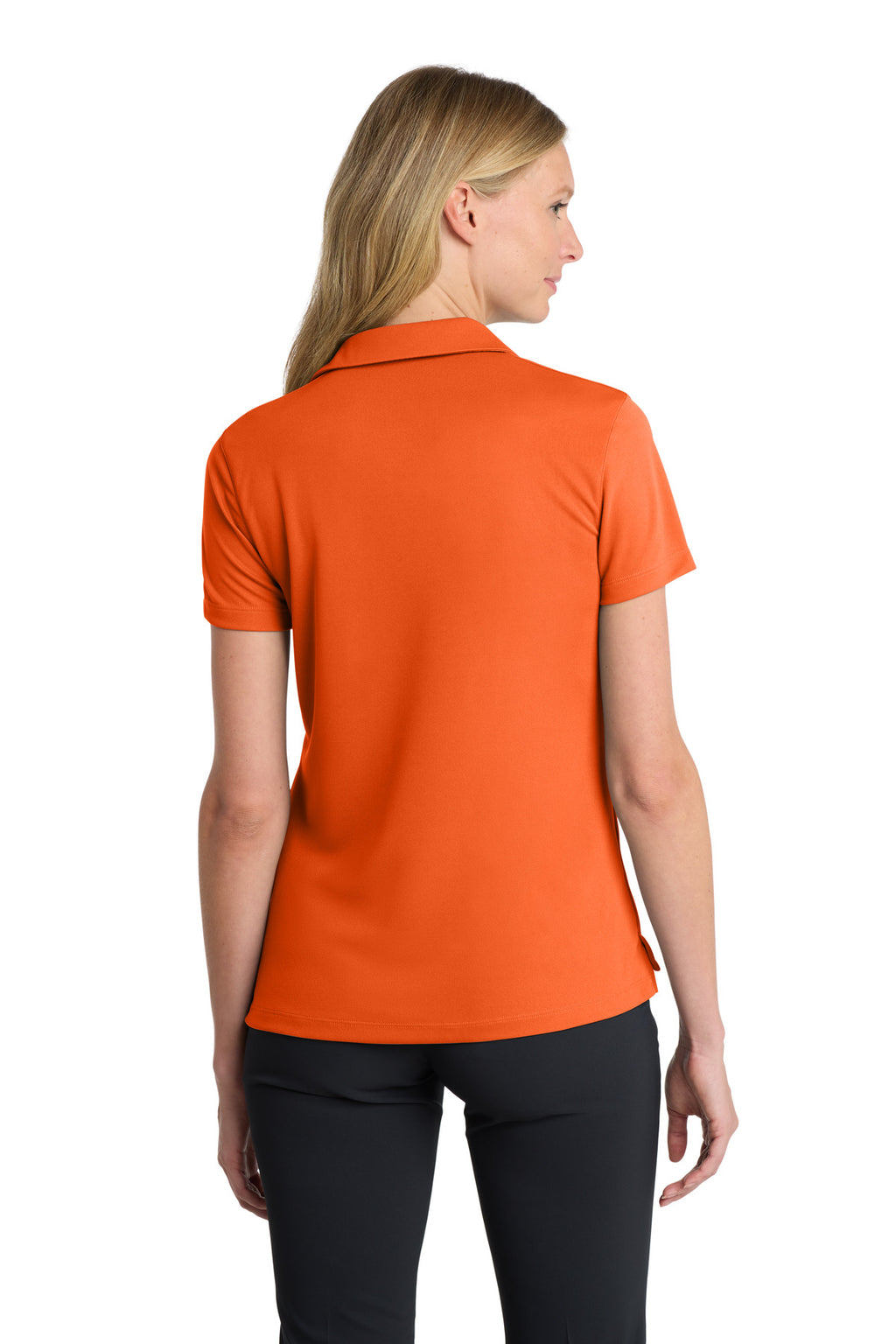 Nike Women's Dri-FIT Micro Pique 2.0 Polo NKDC1991 - Brilliant Orange - back