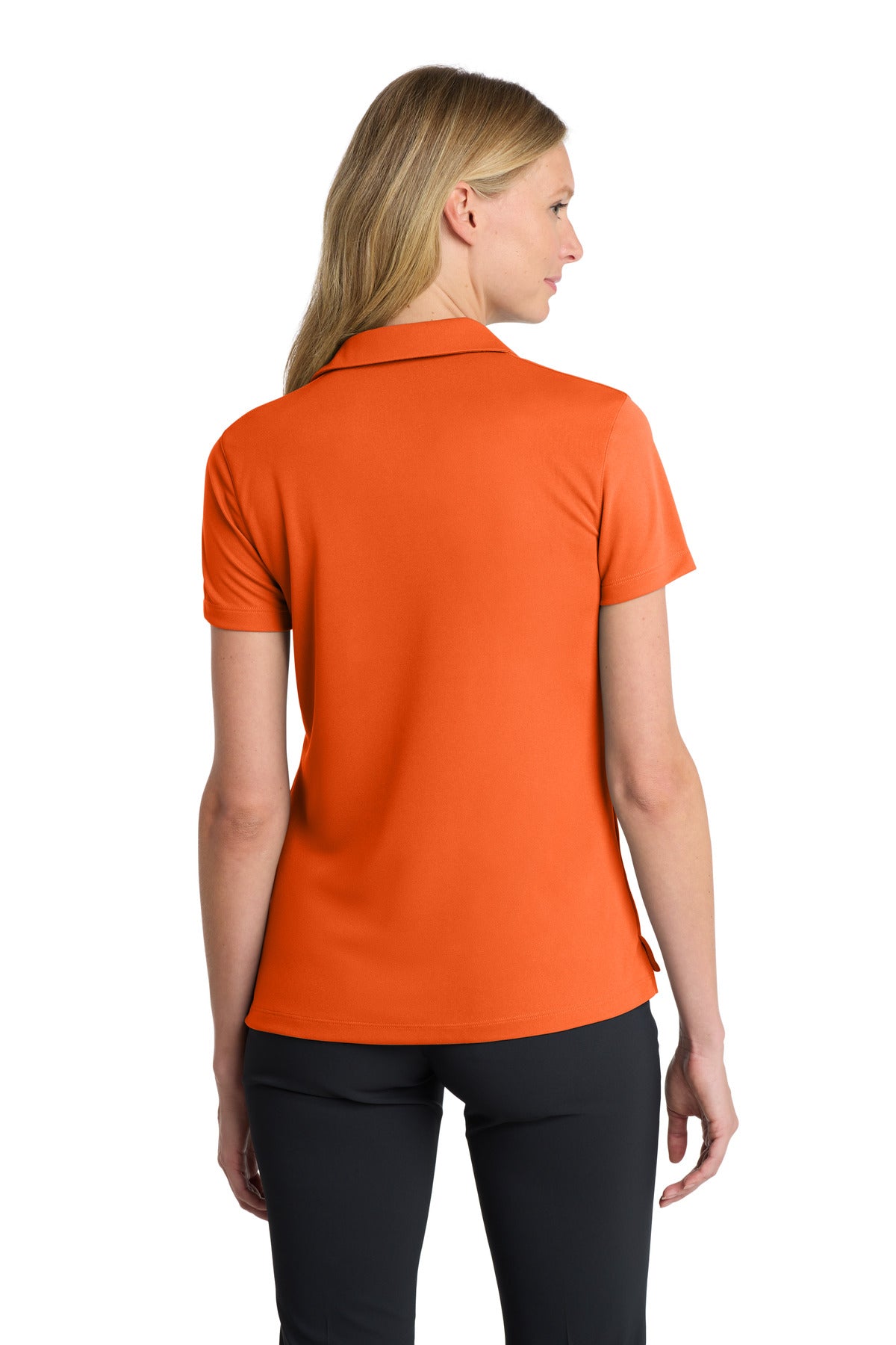 Nike Women's Dri-FIT Micro Pique 2.0 Polo NKDC1991 - Brilliant Orange - back