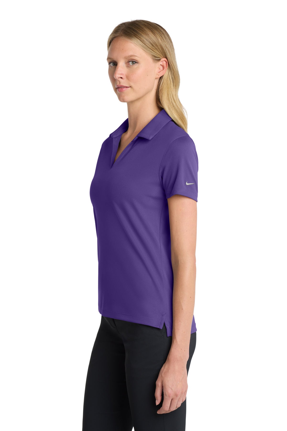 Nike Women's Dri-FIT Micro Pique 2.0 Polo NKDC1991 - Court Purple - side