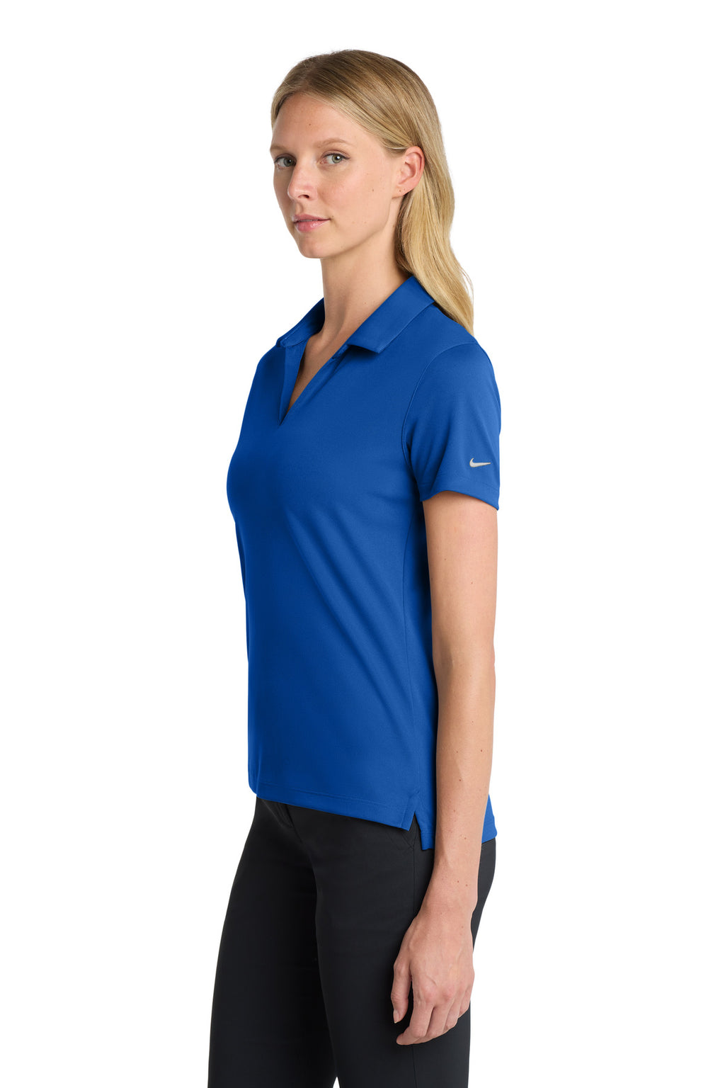 Nike Women's Dri-FIT Micro Pique 2.0 Polo NKDC1991 - Game Royal - side