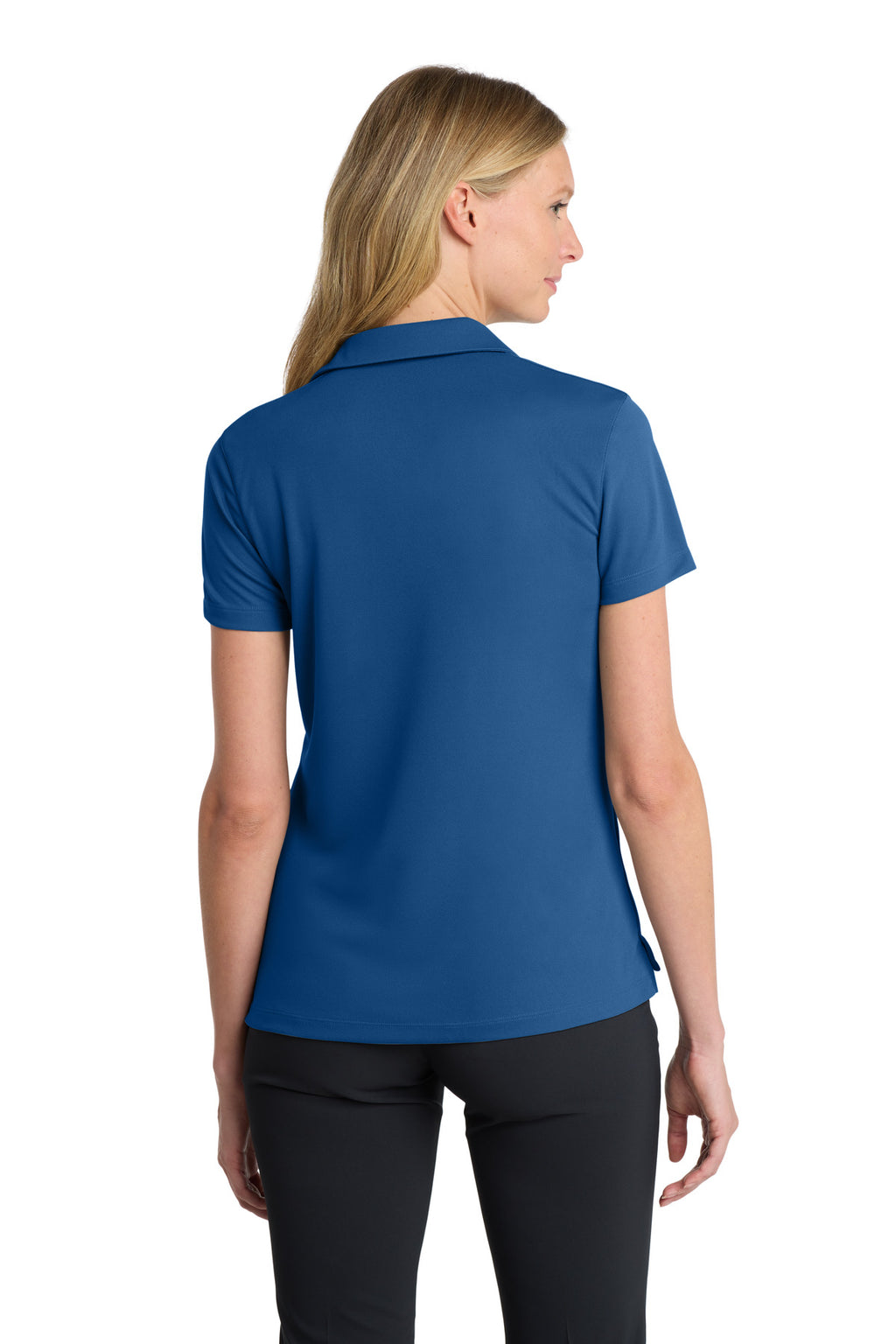 Nike Women's Dri-FIT Micro Pique 2.0 Polo NKDC1991 - Gym Blue - back