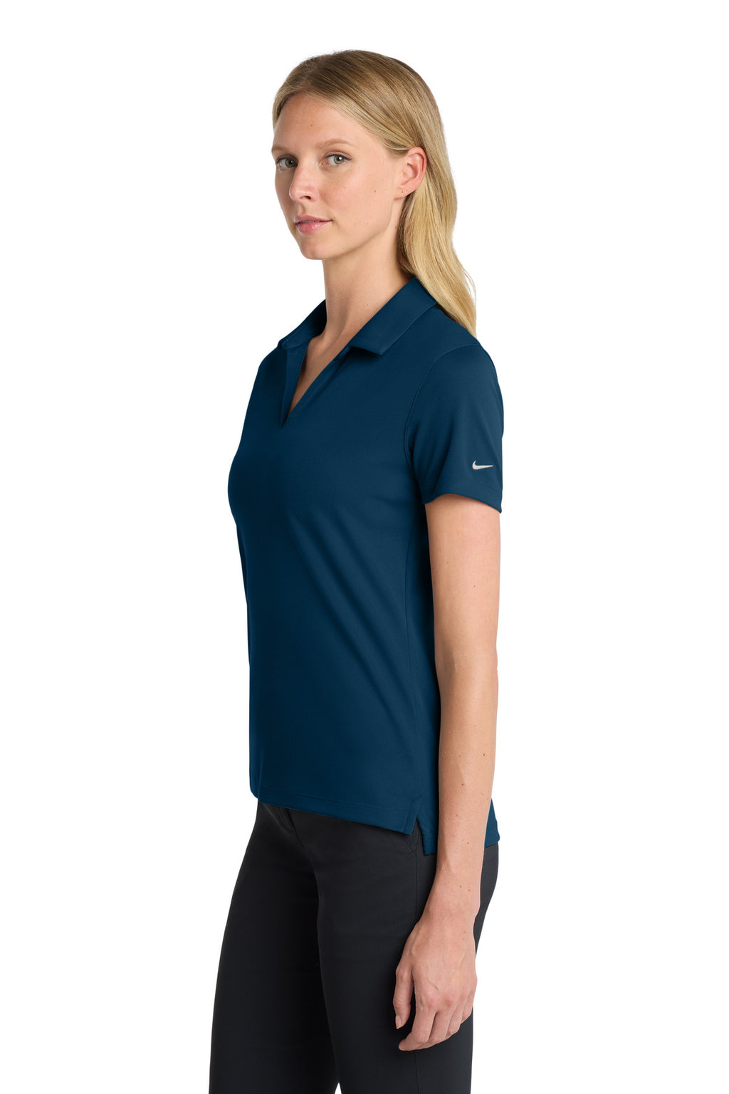 Nike Women's Dri-FIT Micro Pique 2.0 Polo NKDC1991 - Navy - side